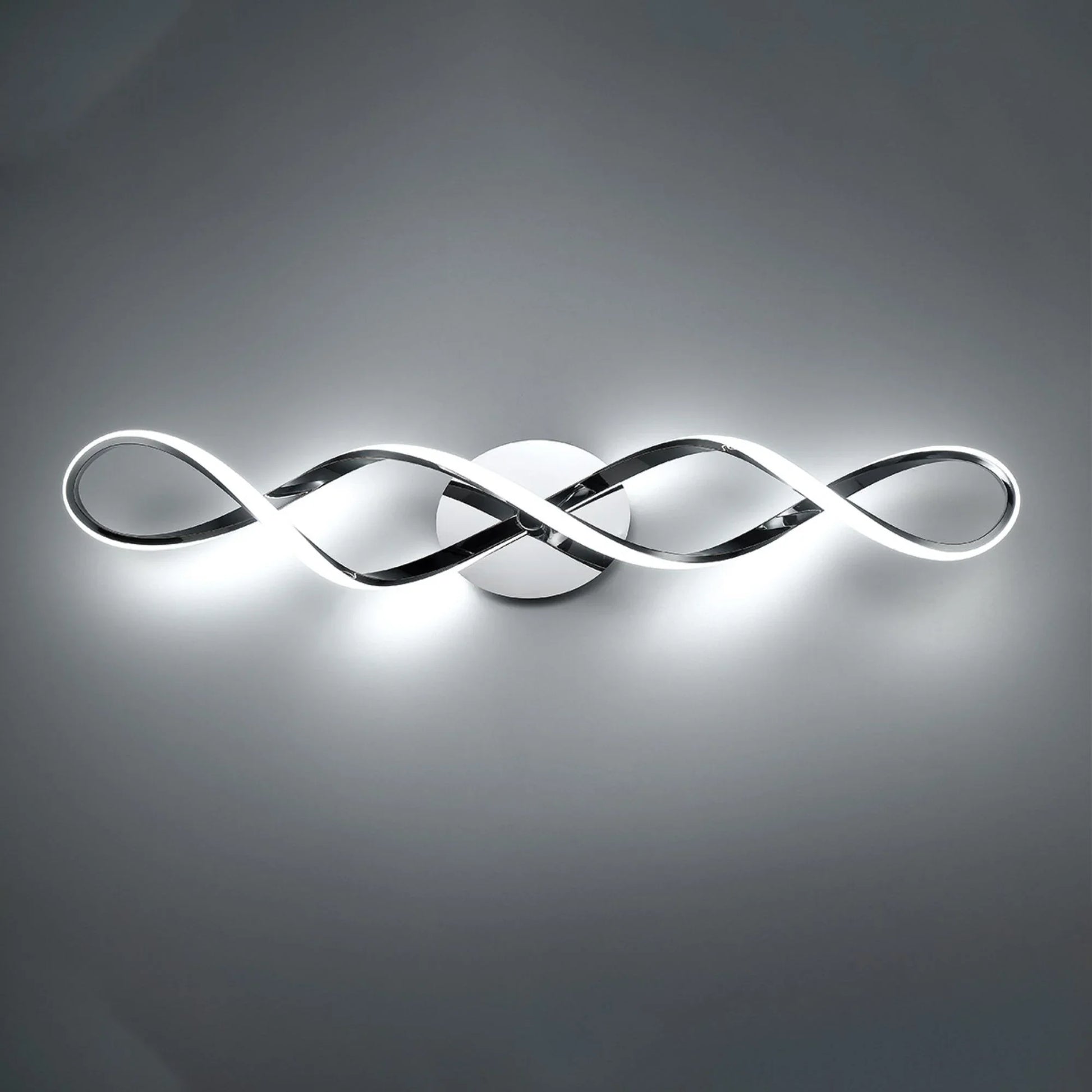 Interlace 38" LED Bathroom Vanity, Chrome Finish - Bees Lighting