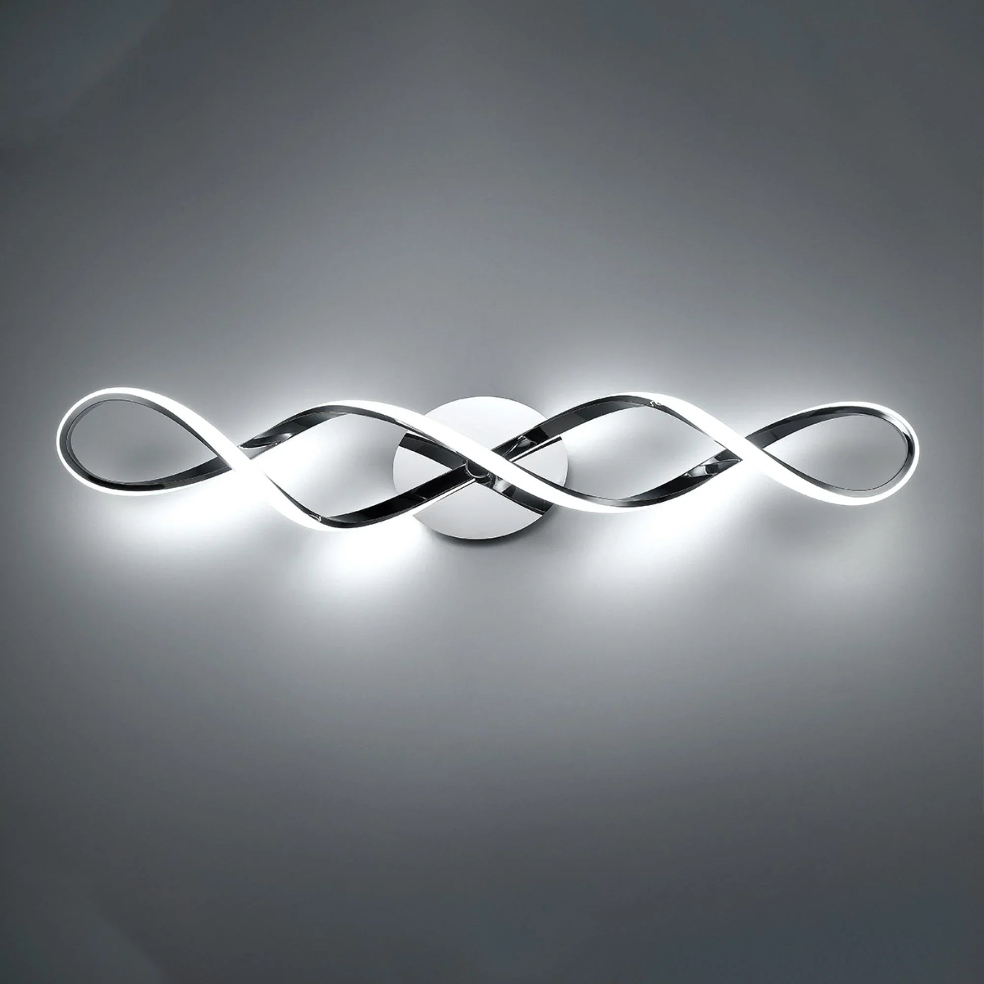 Interlace 38" LED Bathroom Vanity, Chrome Finish - Bees Lighting