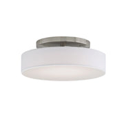 Manhattan 20" LED Semi-Flush Mount, Brushed Nickel Finish