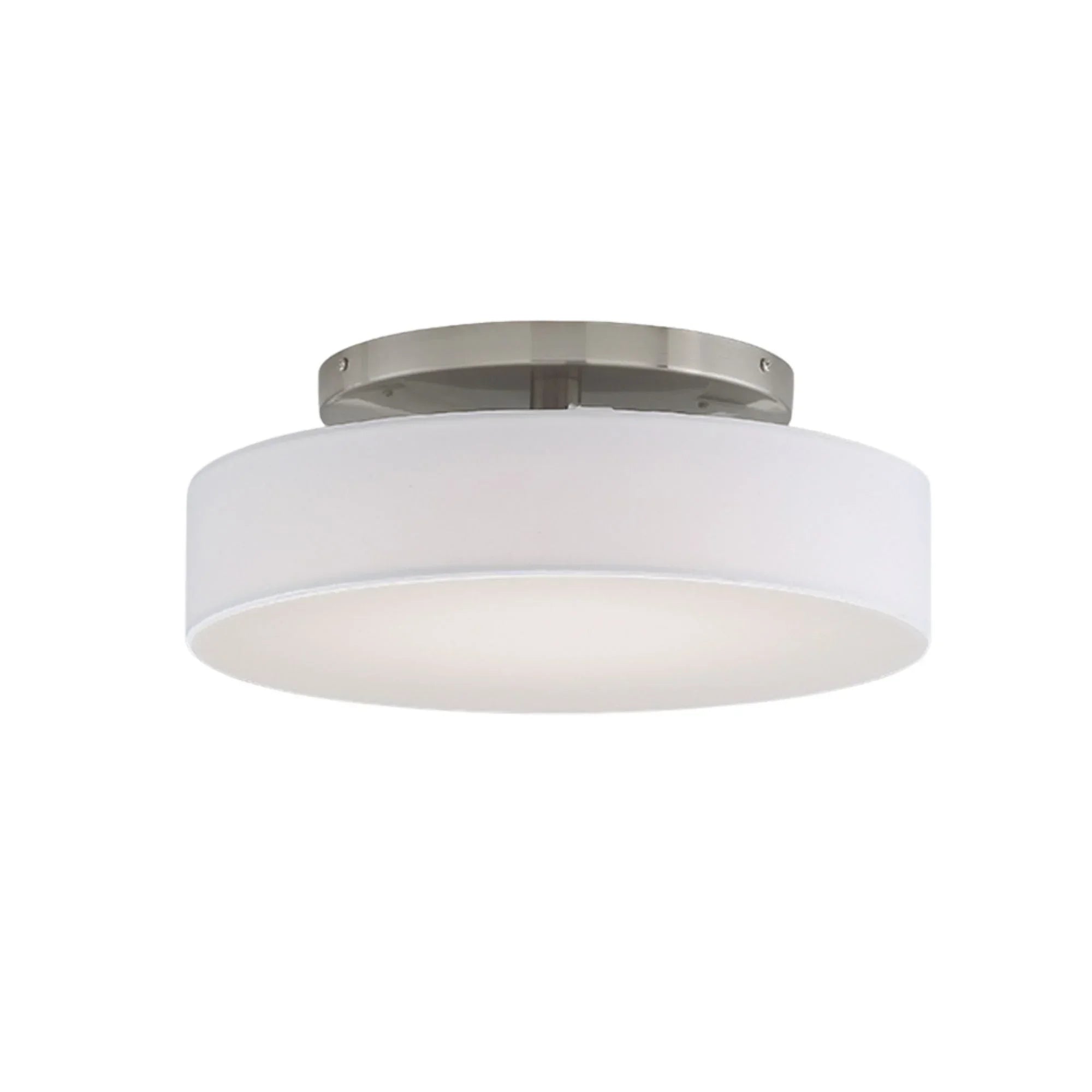 Manhattan 20" LED Semi-Flush Mount, Brushed Nickel Finish