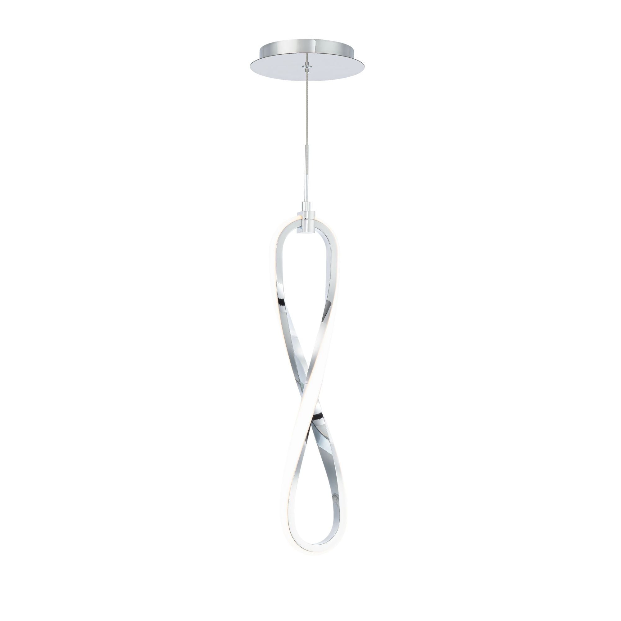 Marise 4 in. LED Pendant Light Chrome Finish
