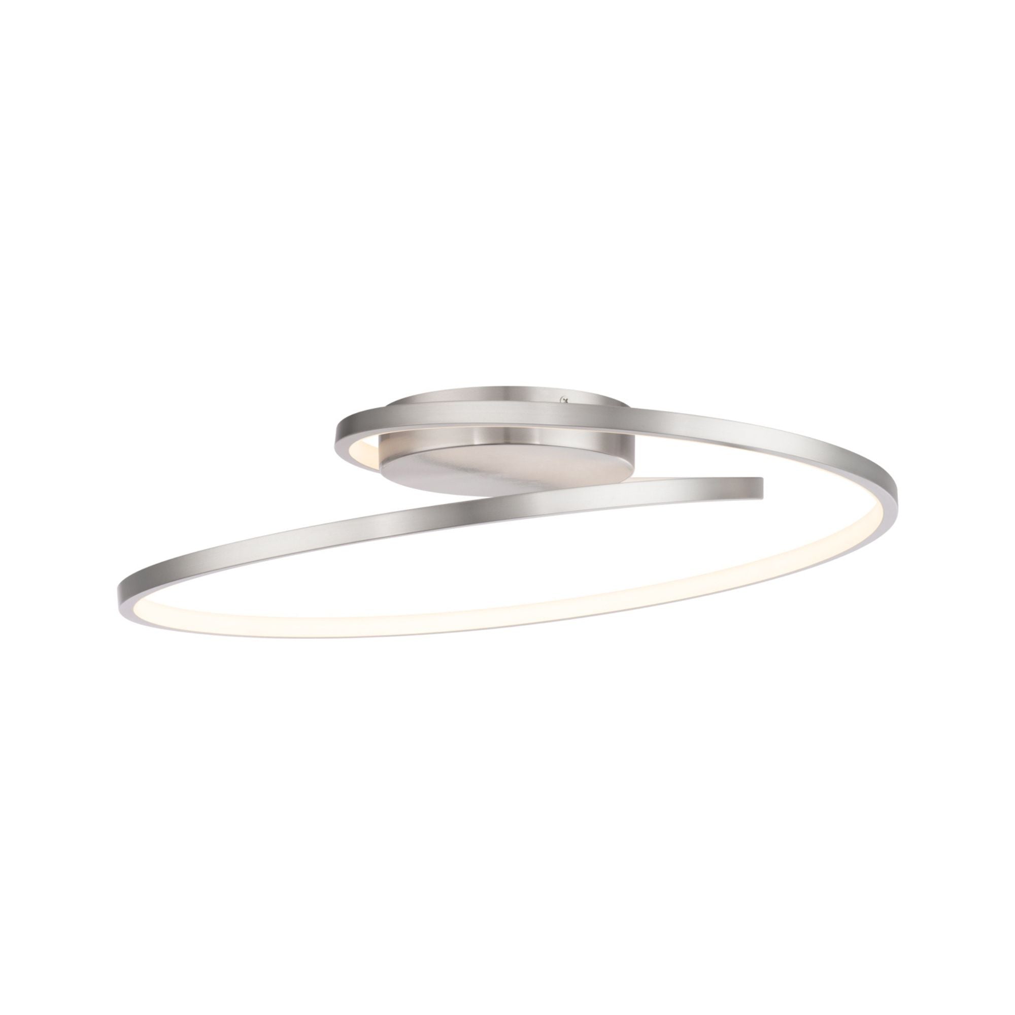 Marques 22 in. LED Flush Mount Light Brushed Nickel Finish