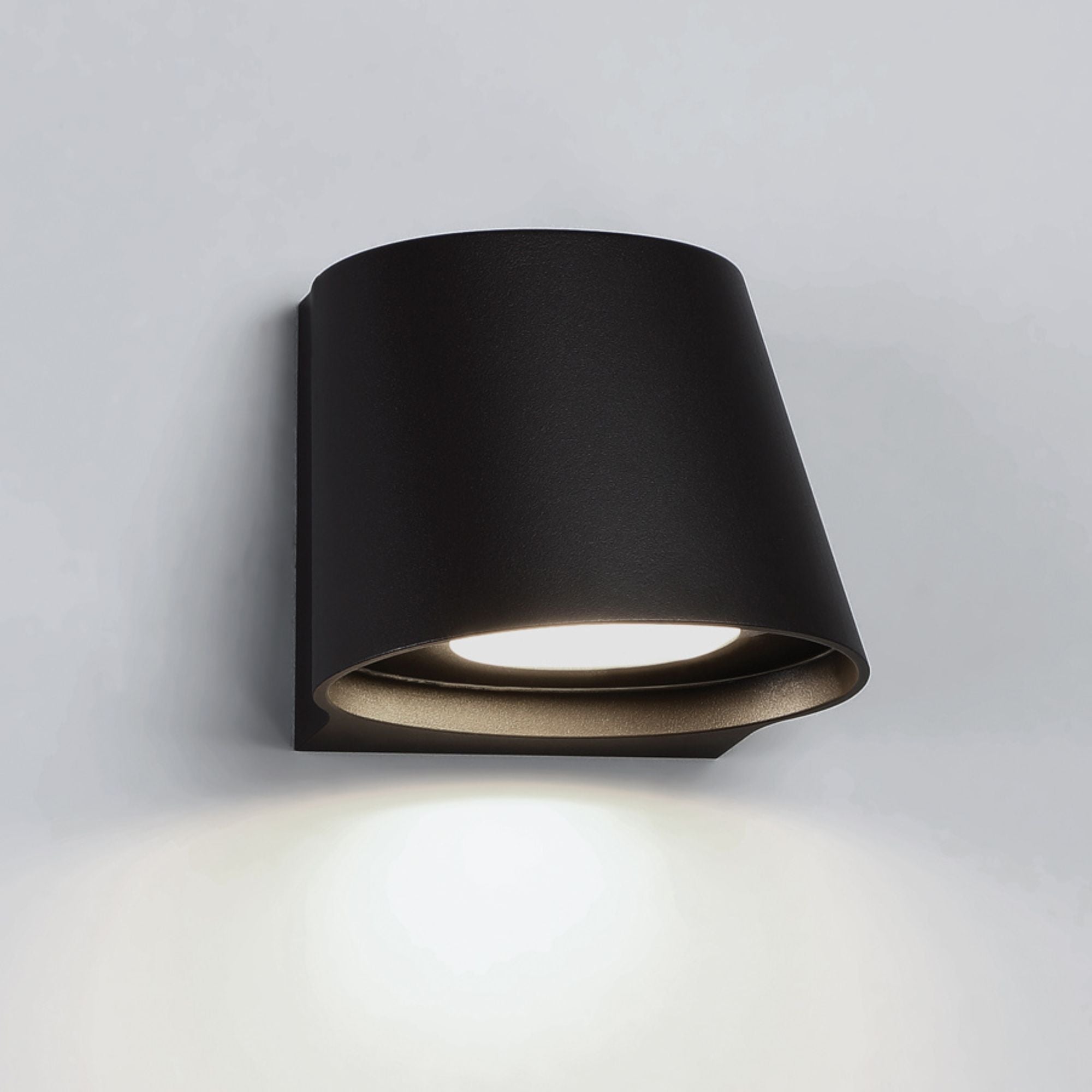 Mod 6 in. LED Outdoor Wall Sconce 3000K Black Finish