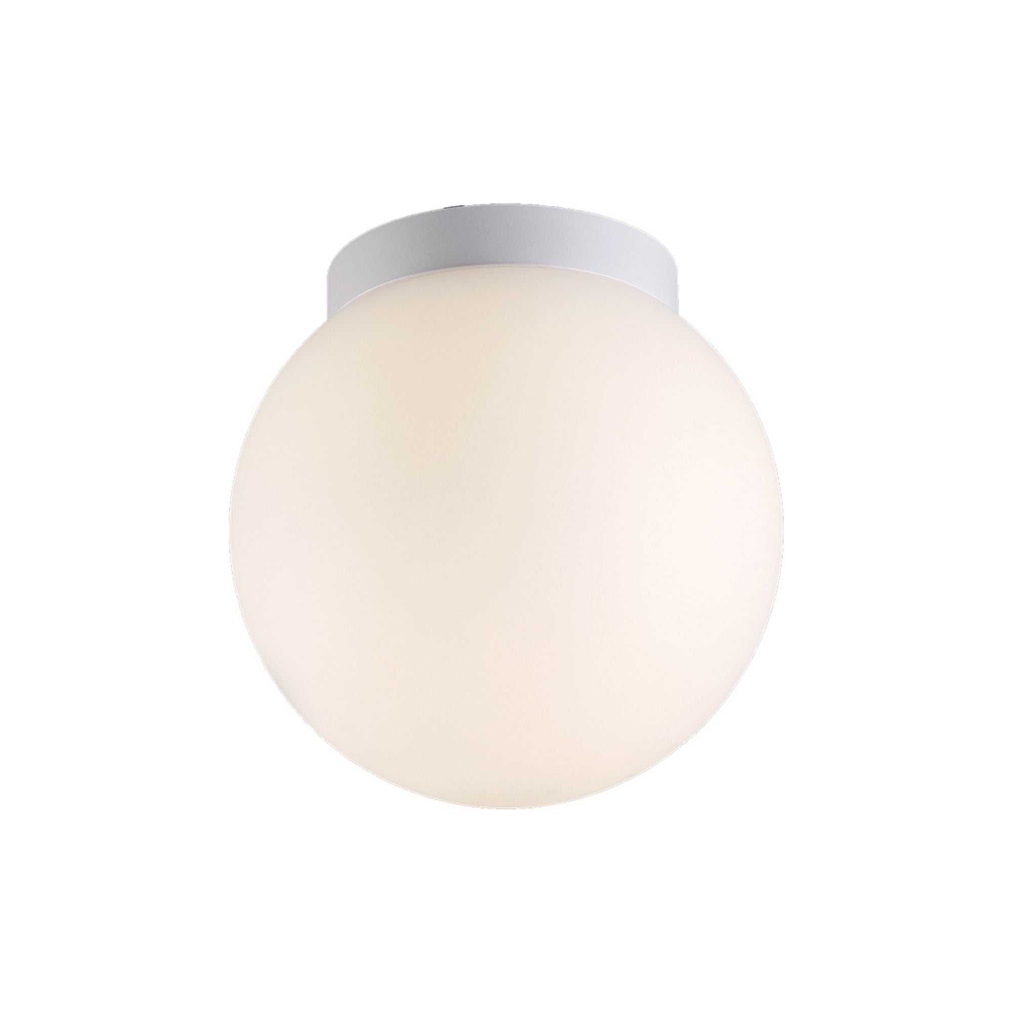 Niveous 9 in. LED Flush Mount Light White Finish