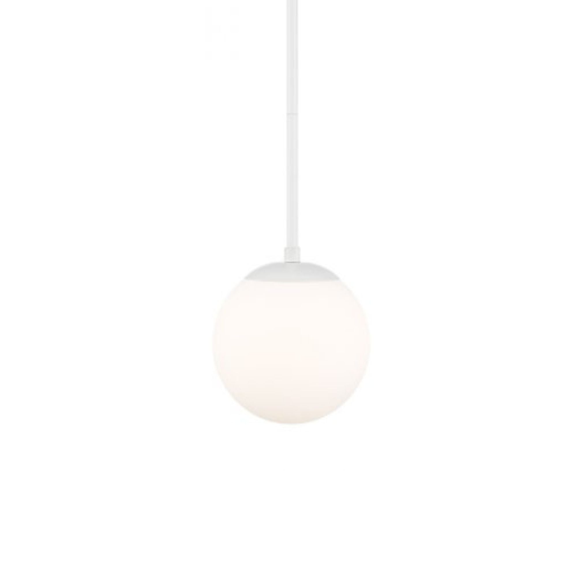 Niveous 7 In LED Pendant Light White Finish