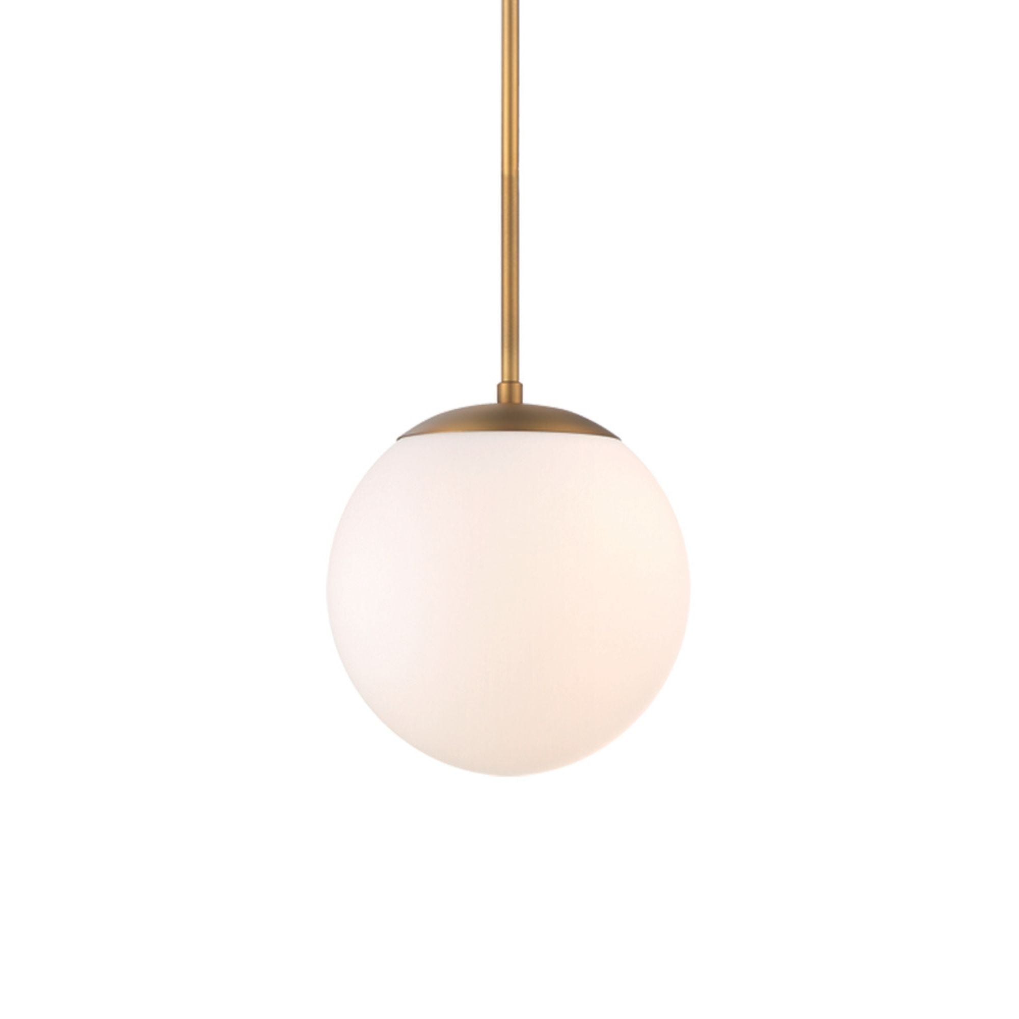Niveous 14 In LED Pendant Light Brass Finish