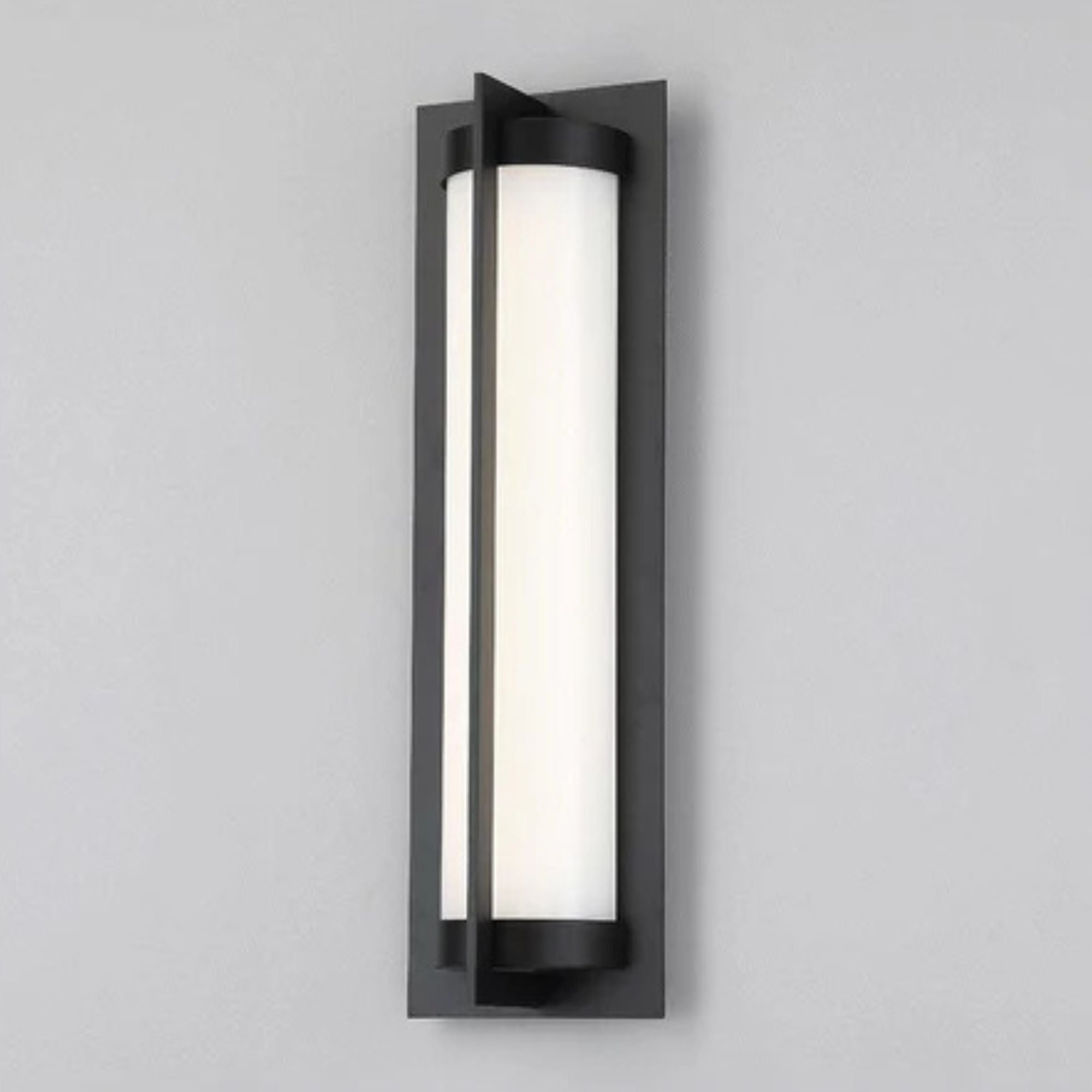 Oberon 20 in. LED Outdoor Wall Sconce Black
