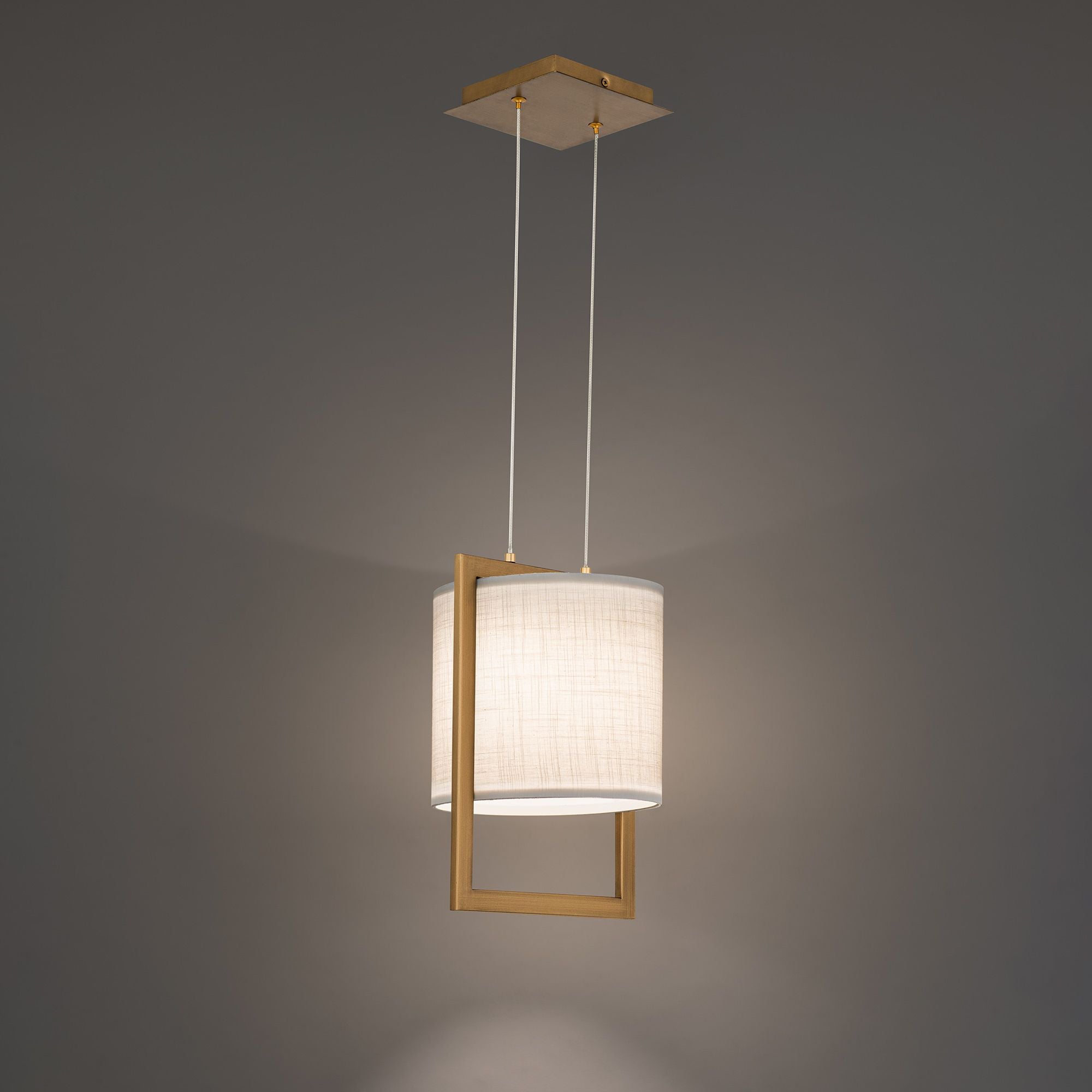 Park Avenue 9 in. Mini Pendant Light Brass finish