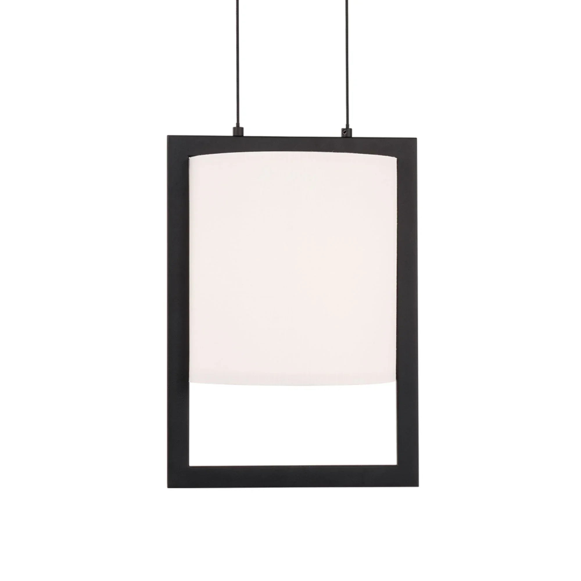 Park Avenue 12" LED Mini Pendant, Black Finish