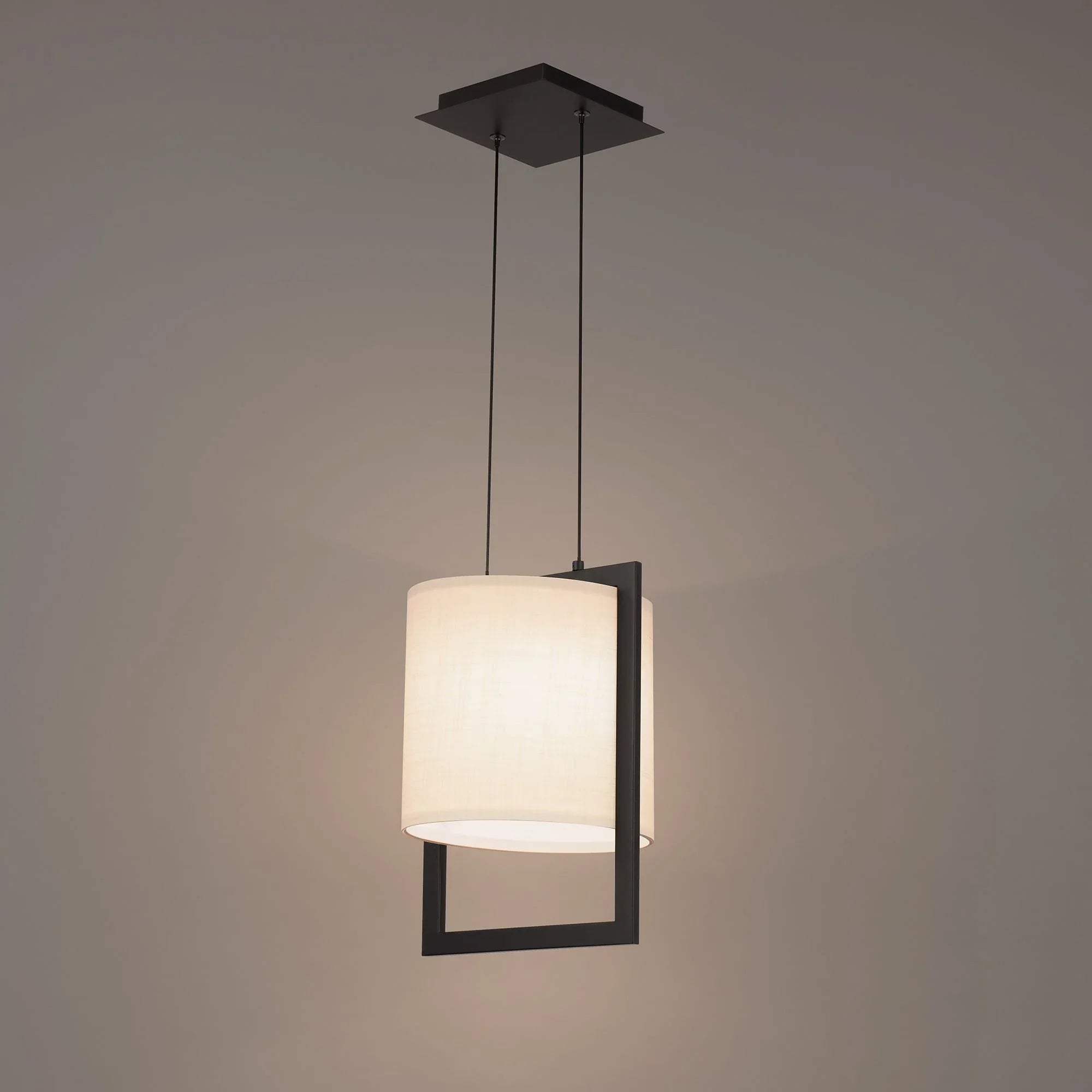 Park Avenue 12" LED Mini Pendant, Black Finish - Bees Lighting