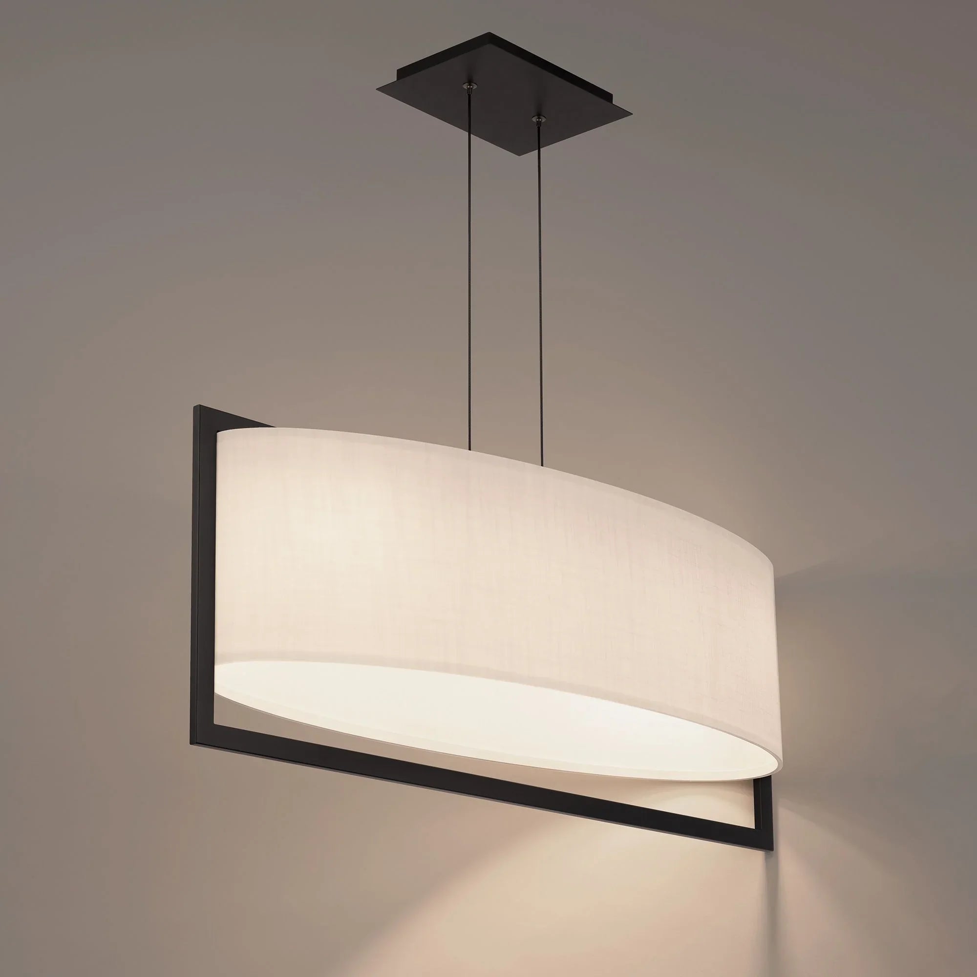 Park Avenue 31" LED Pendant, Black Finish - Bees Lighting