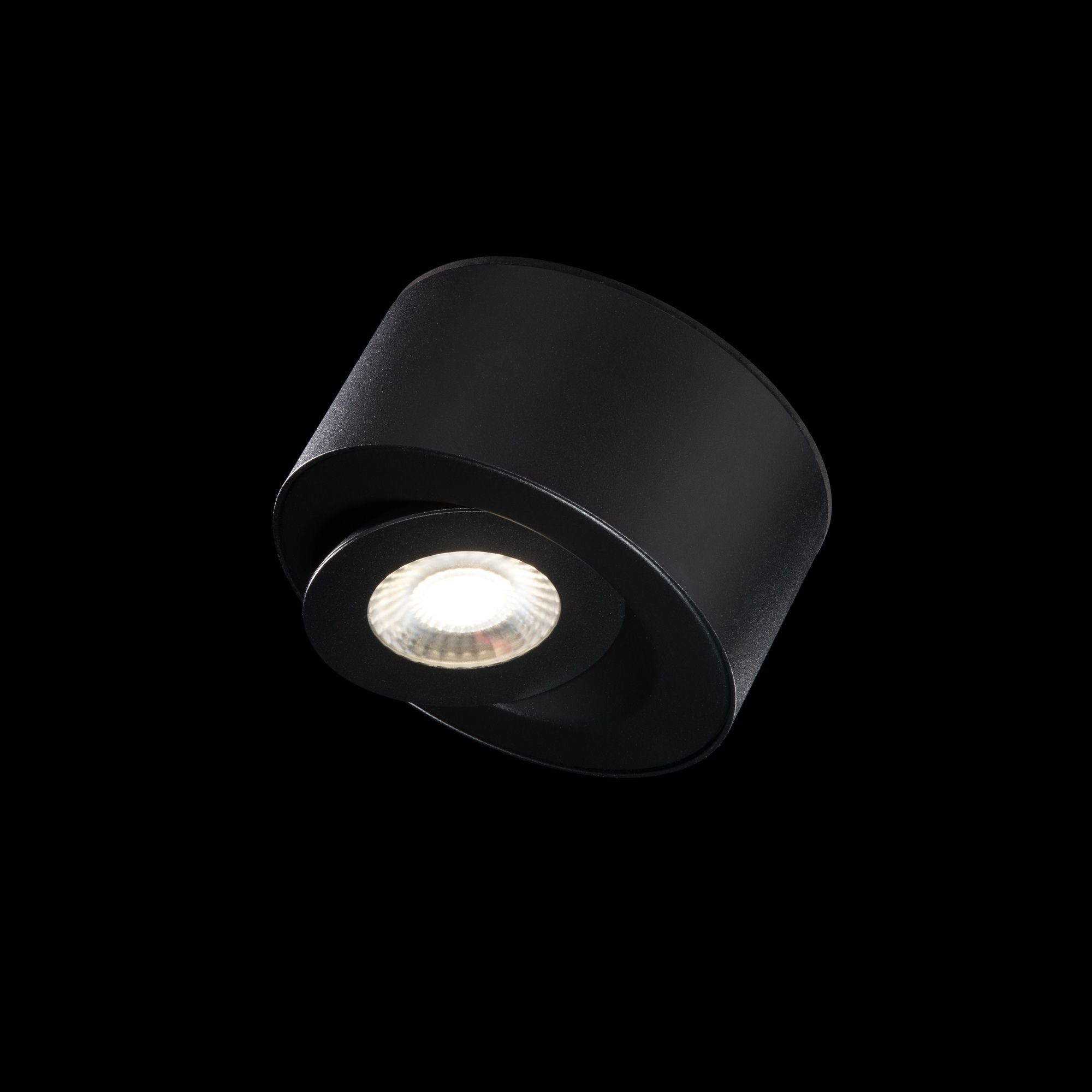 PEEK 5 in. LED Outdoor Flush Mount 3000K Black finish