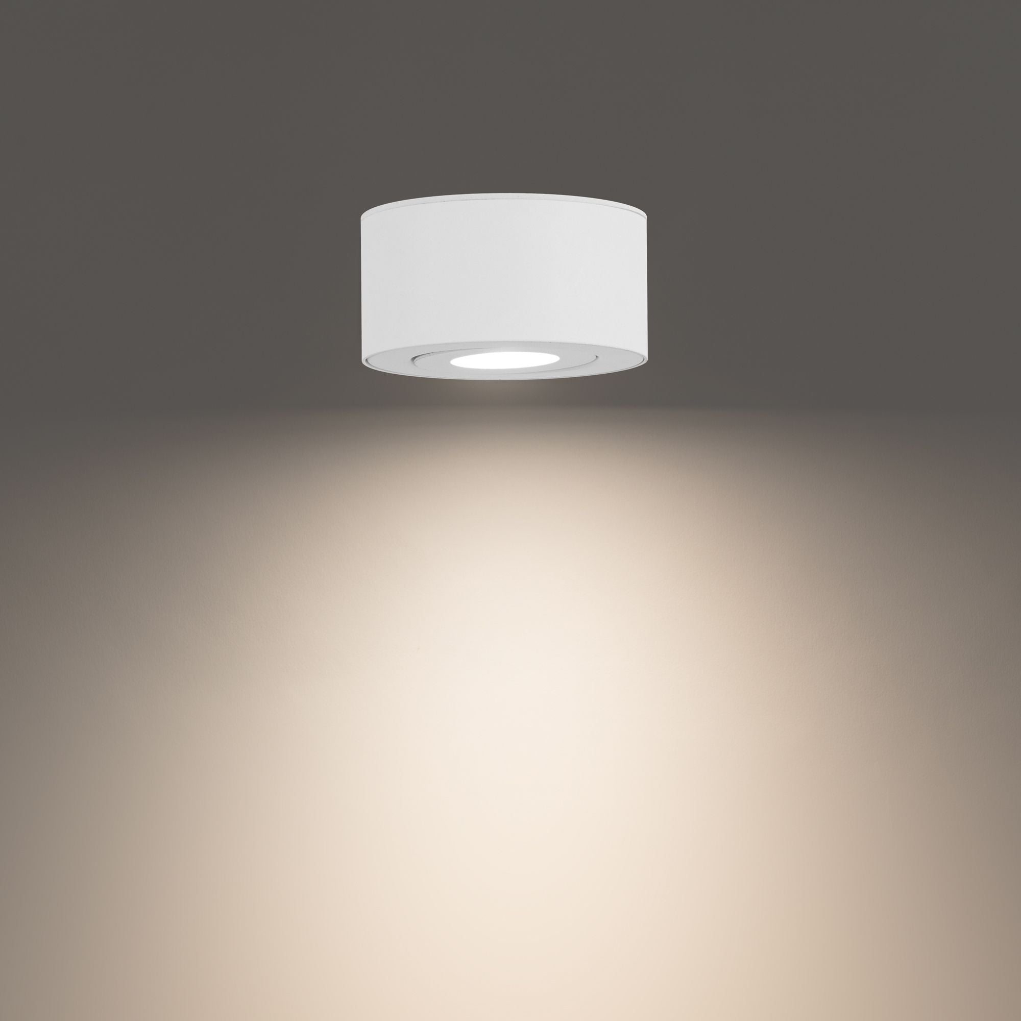 PEEK 5 in. LED Outdoor Flush Mount 3000K White finish
