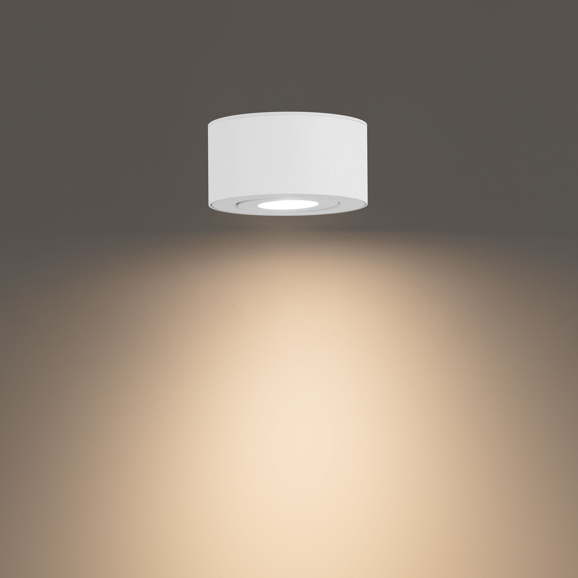 PEEK 5 in. LED Outdoor Flush Mount 3000K White finish
