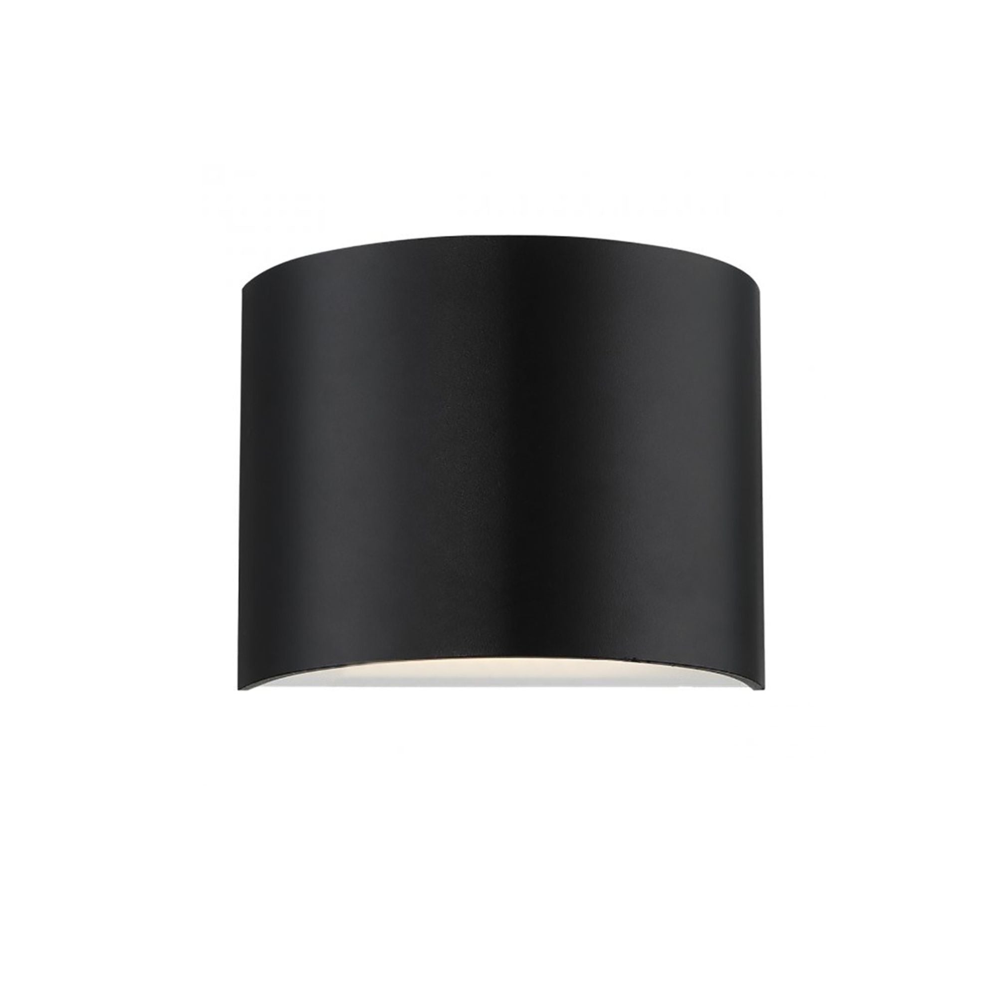 Pocket 7 In LED Wall Light 3000K Black Finish