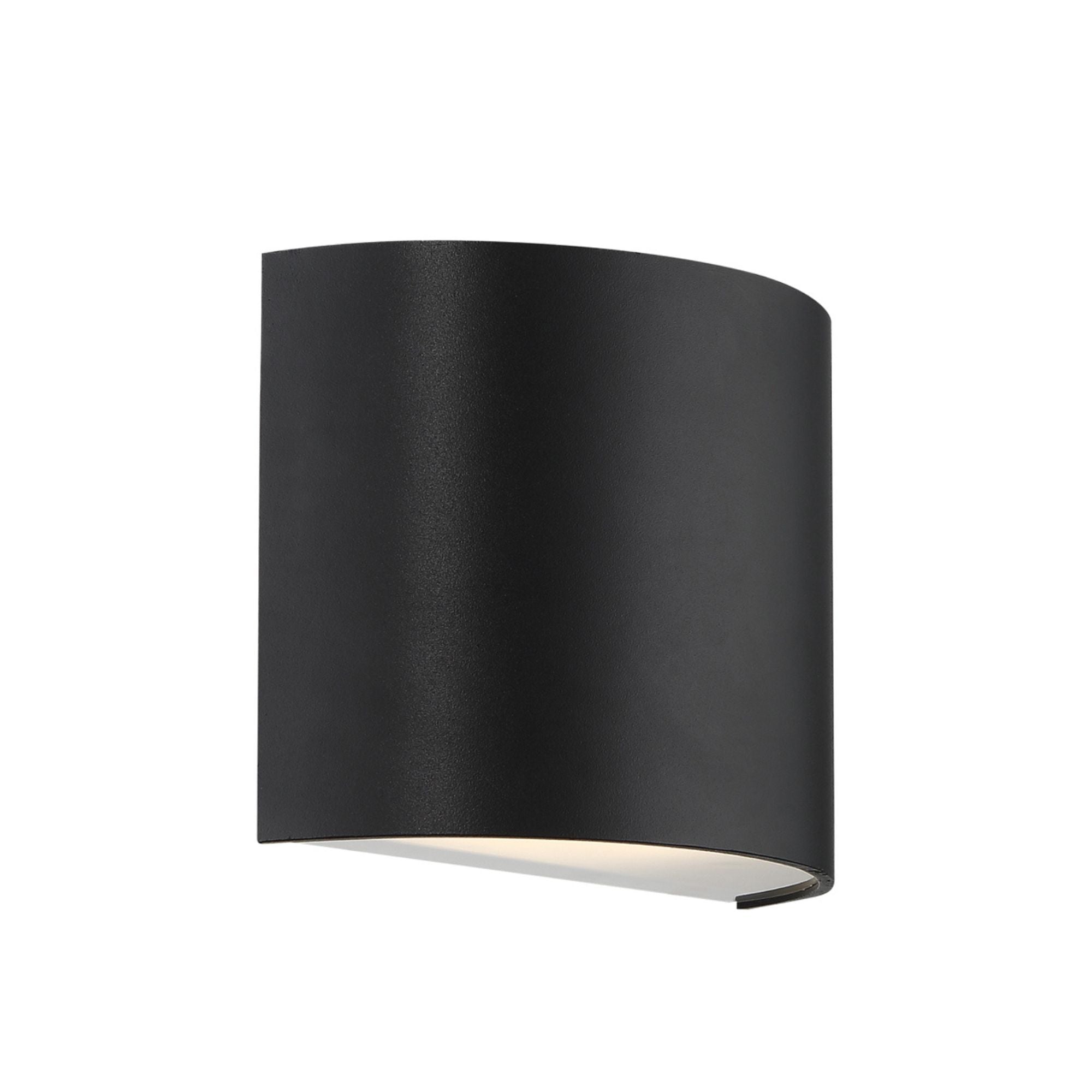 Pocket 7 In LED Wall Light 3000K Black Finish