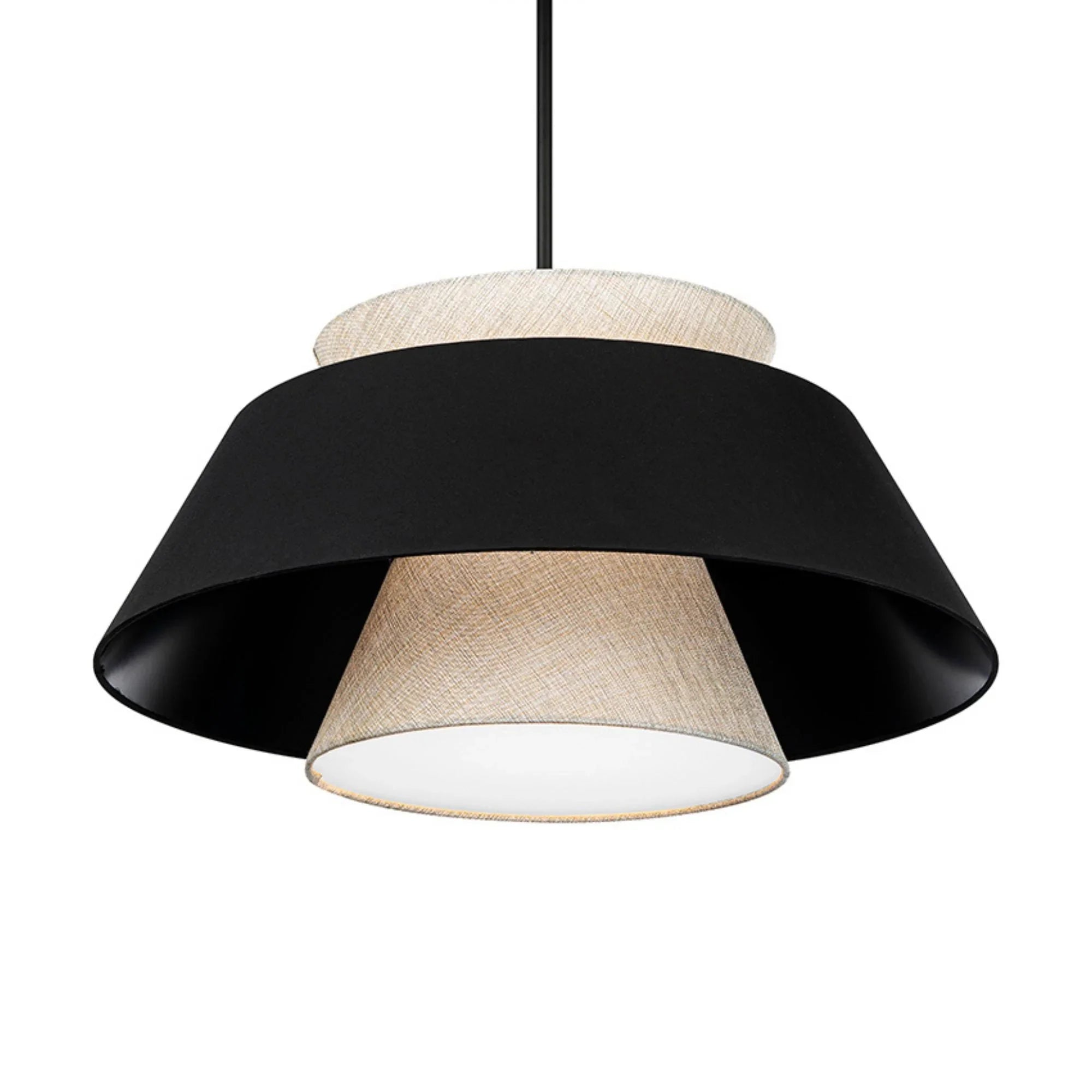 Rockabilly 26" LED Pendant, Black Finish