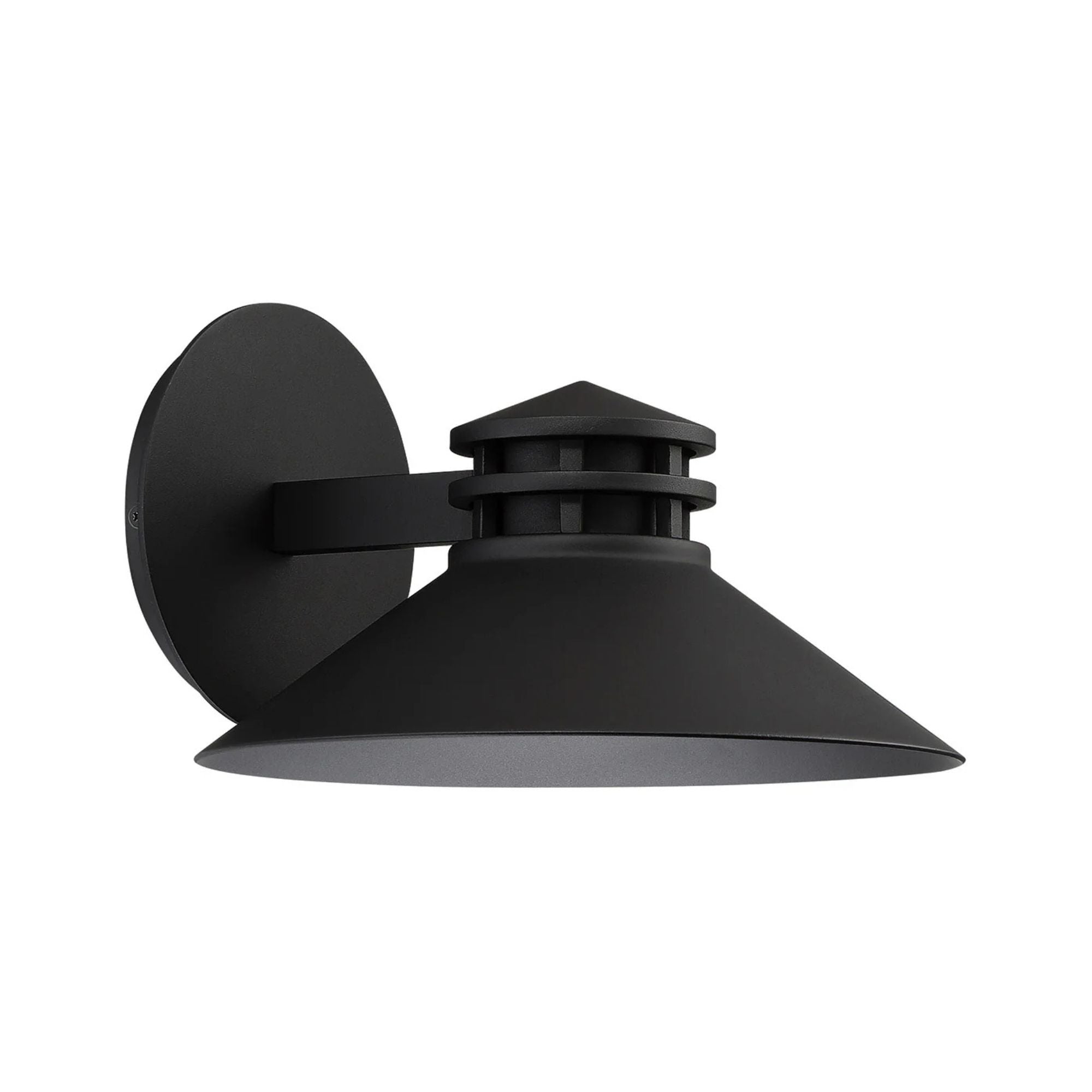 Sodor 10 In LED Outdoor Outdoor Wall Sconce Black Finish