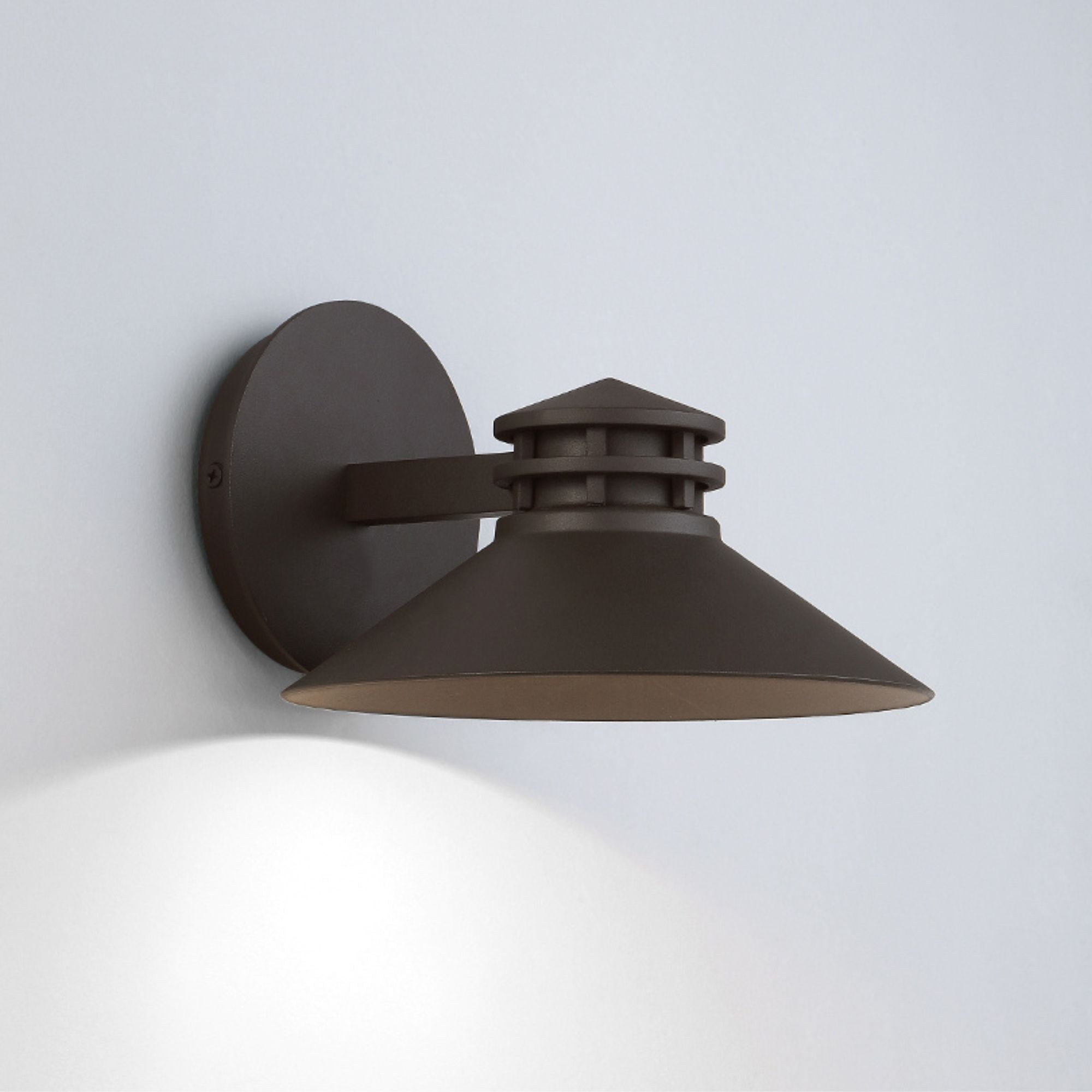 Sodor 10 In LED Outdoor Outdoor Wall Sconce Bronze Finish