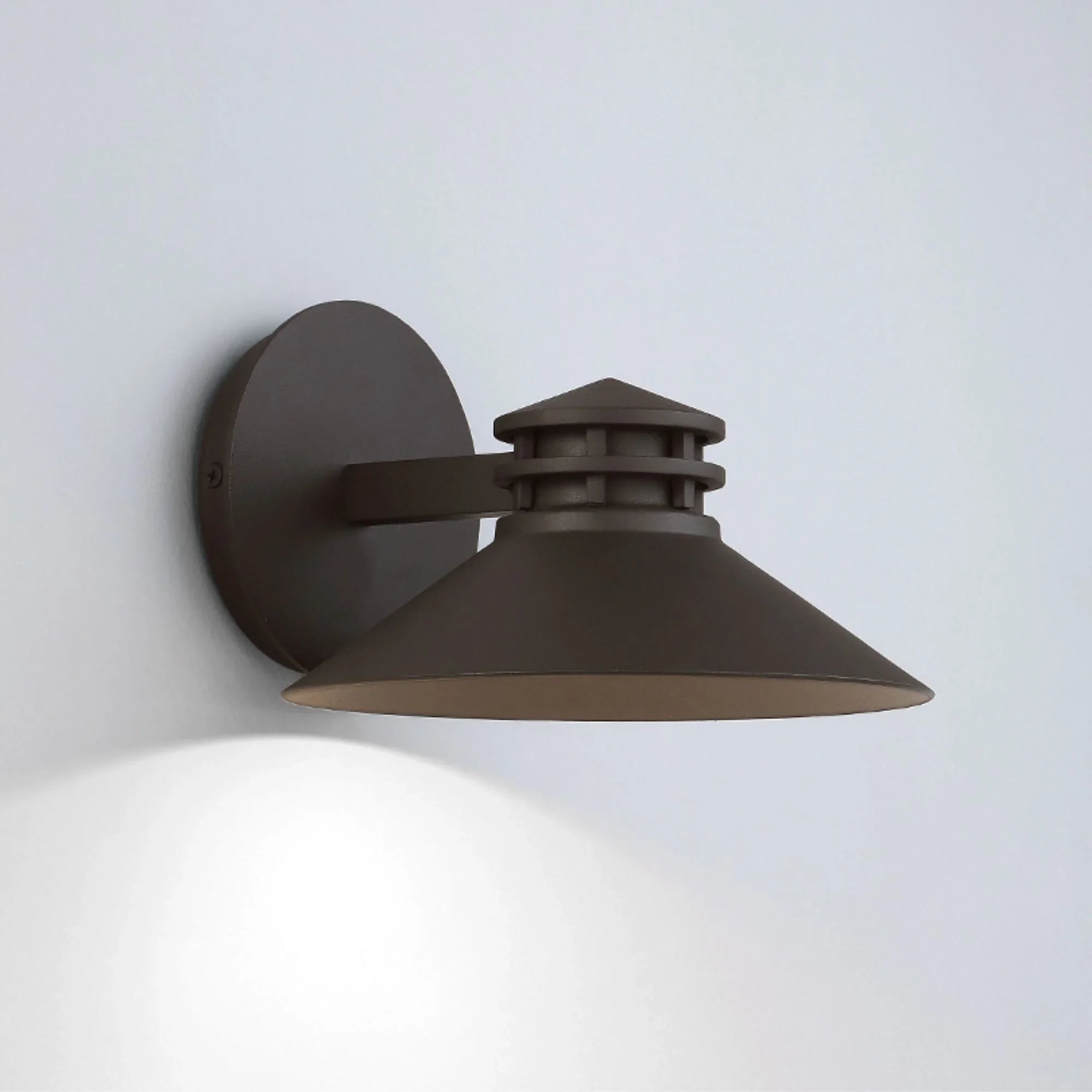 Sodor 11" LED Wall Light, Bronze Finish - Bees Lighting