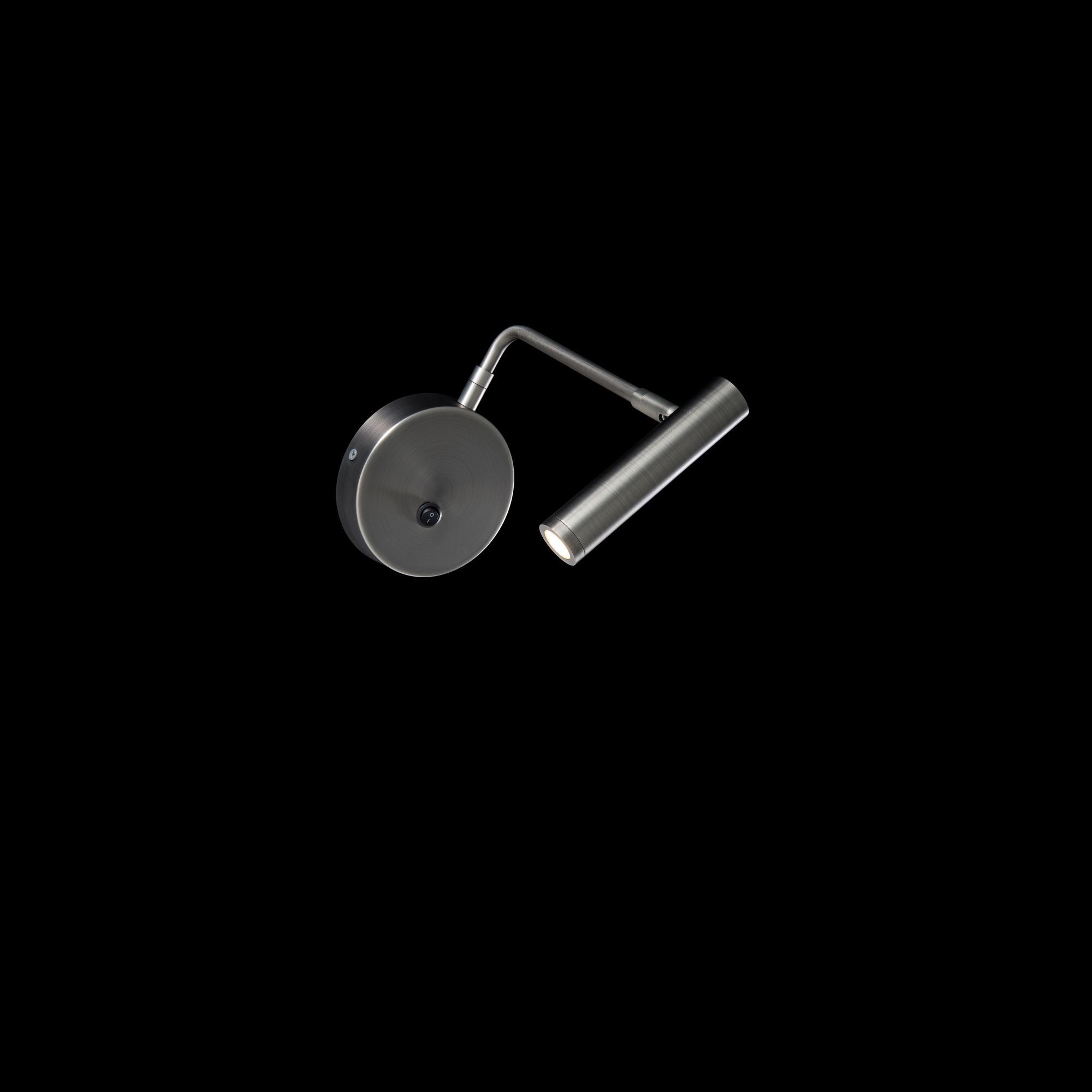 Sprig 10 in. LED Swing Arm Wall Sconce 3000K Brushed Nickel finish