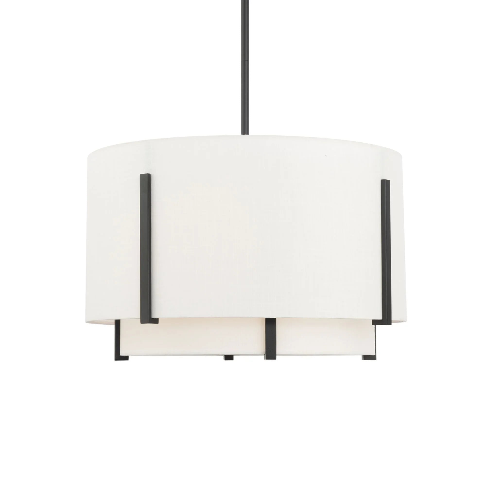 Strum 20" LED Pendant, Black Finish