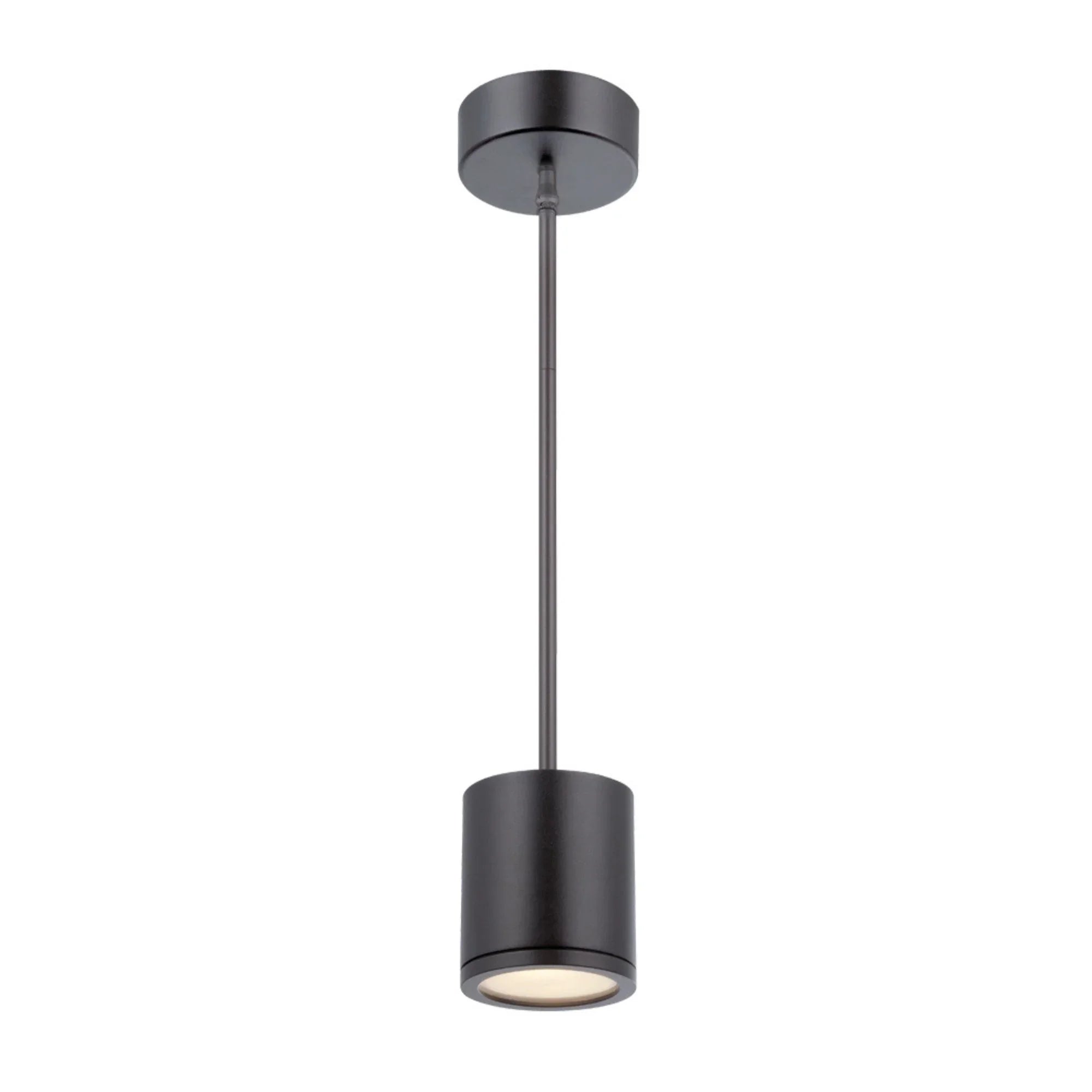Tube 5" LED Pendant, Black Finish - Bees Lighting
