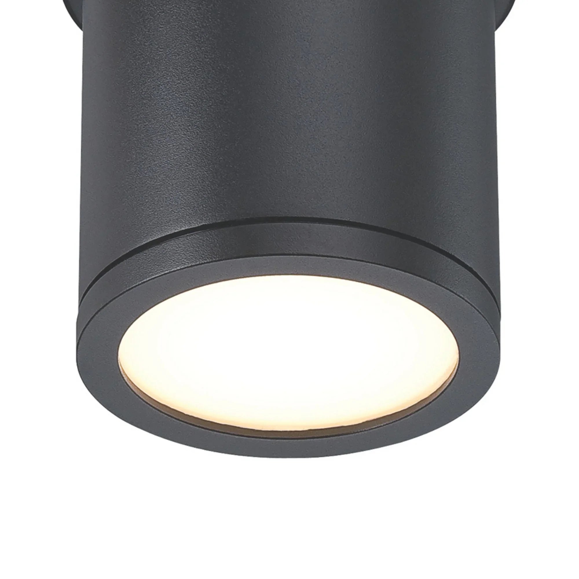 Tube 5" LED Flush Mount, Black Finish - Bees Lighting