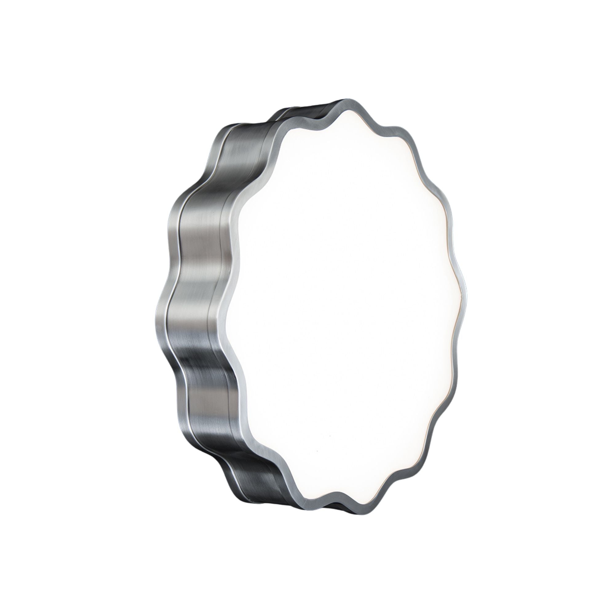 Vaughan 16 in. LED Flush Mount Light Nickel Finish