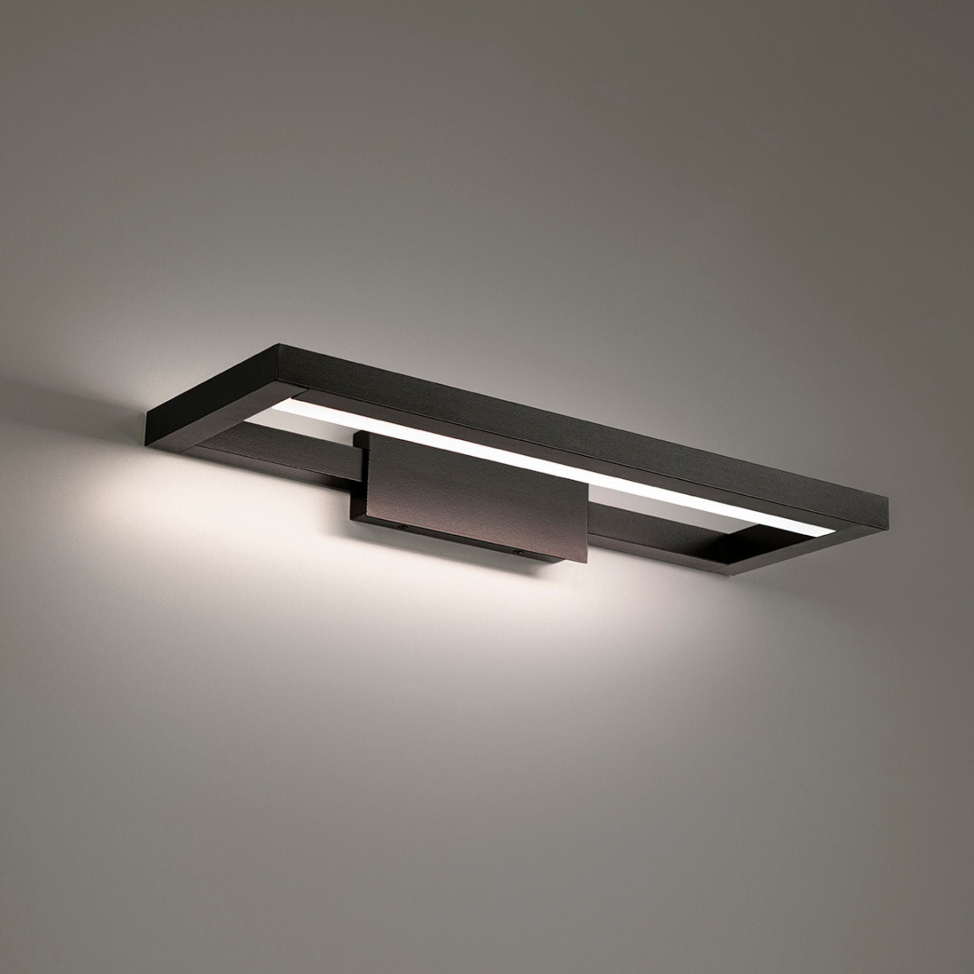 View 28 in. LED Bath Bar 613 Lumens 3000K Black finish