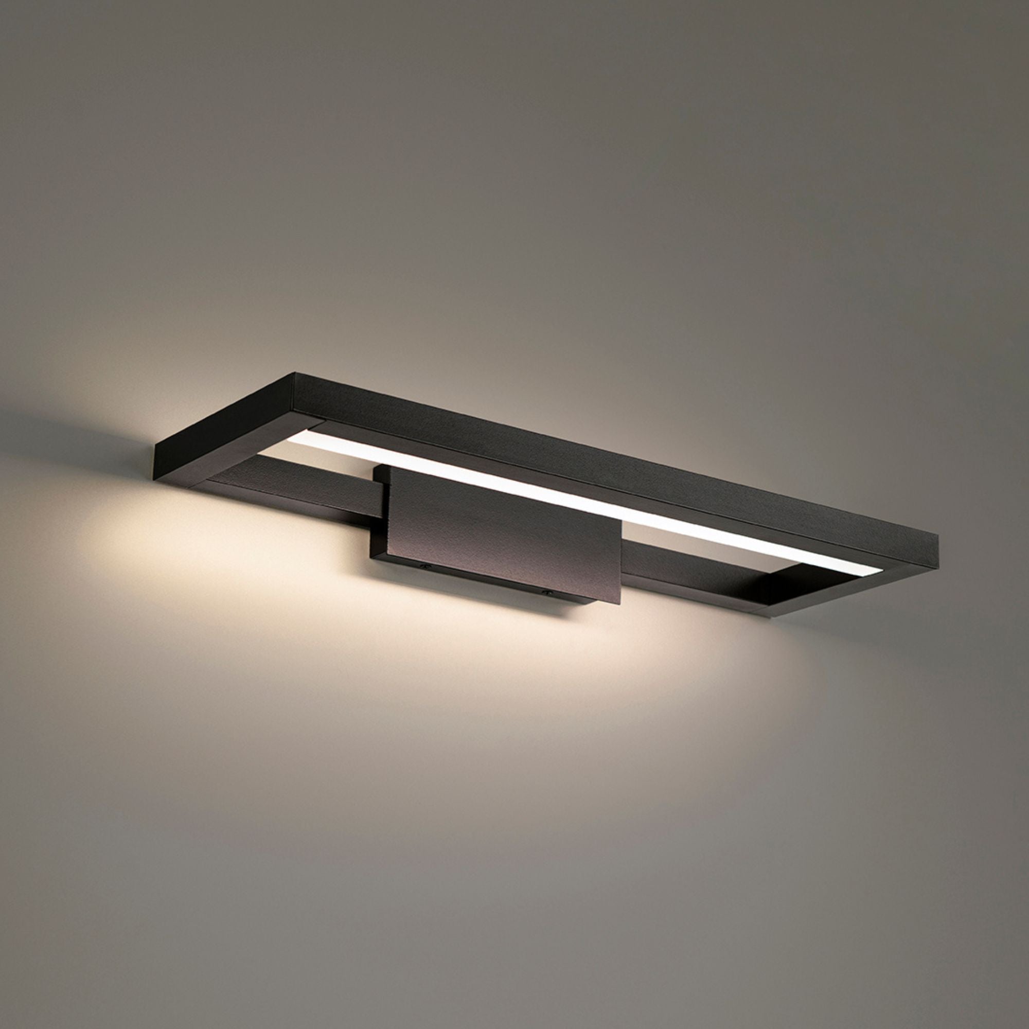 View 28 in. LED Bath Bar 613 Lumens 3000K Black finish