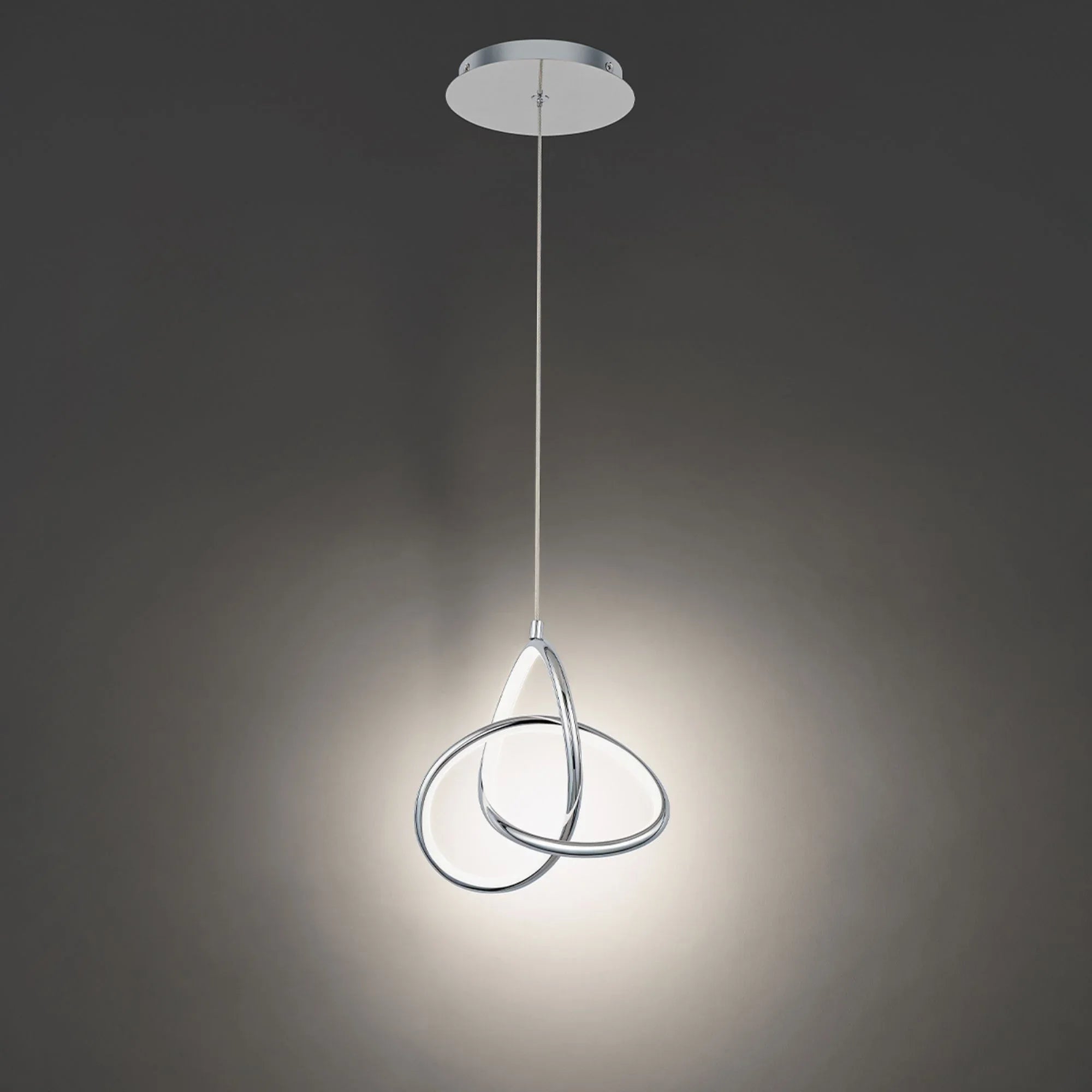 Vornado 7" LED Pendant, Chrome Finish - Bees Lighting