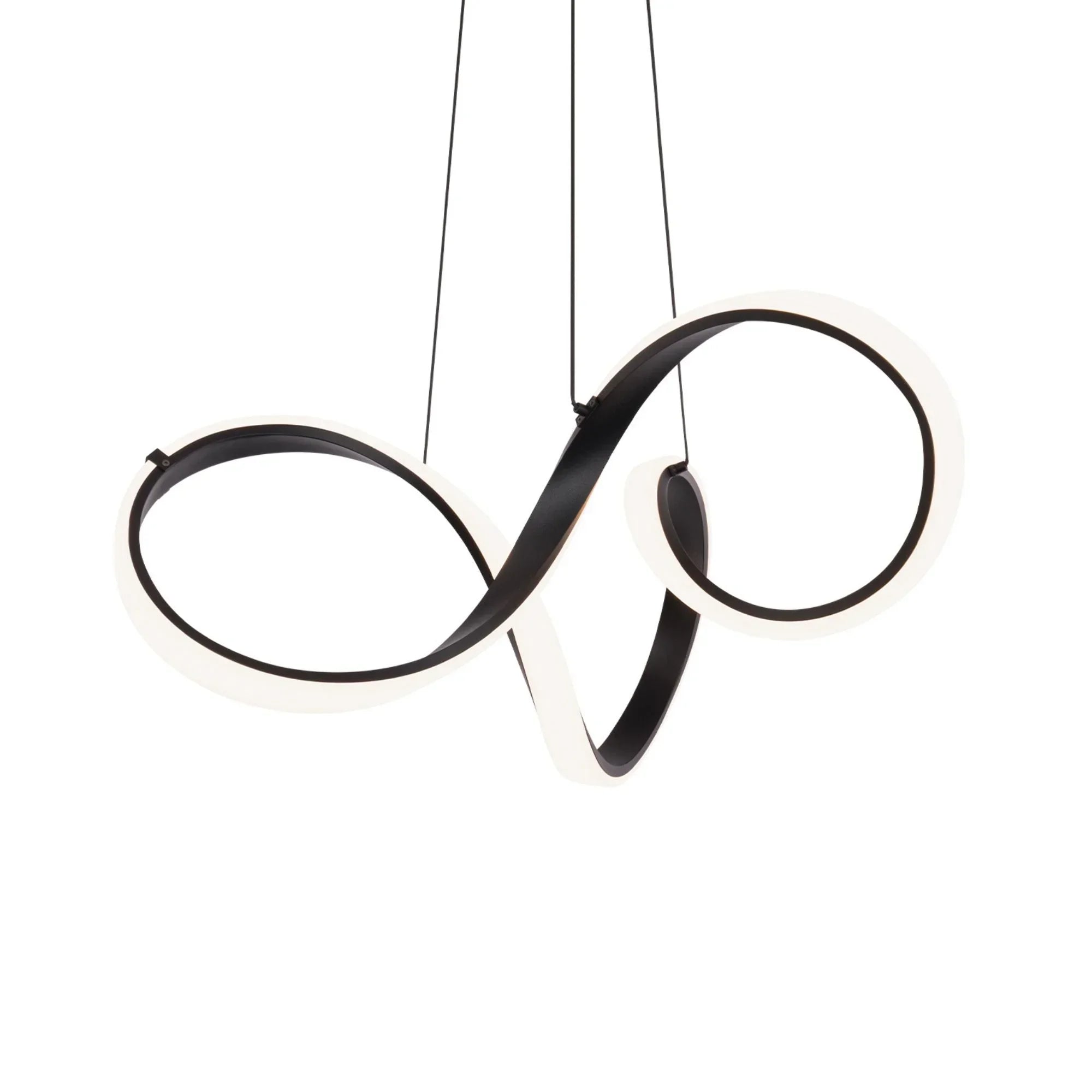 Vornado 23" LED Pendant, Black Finish