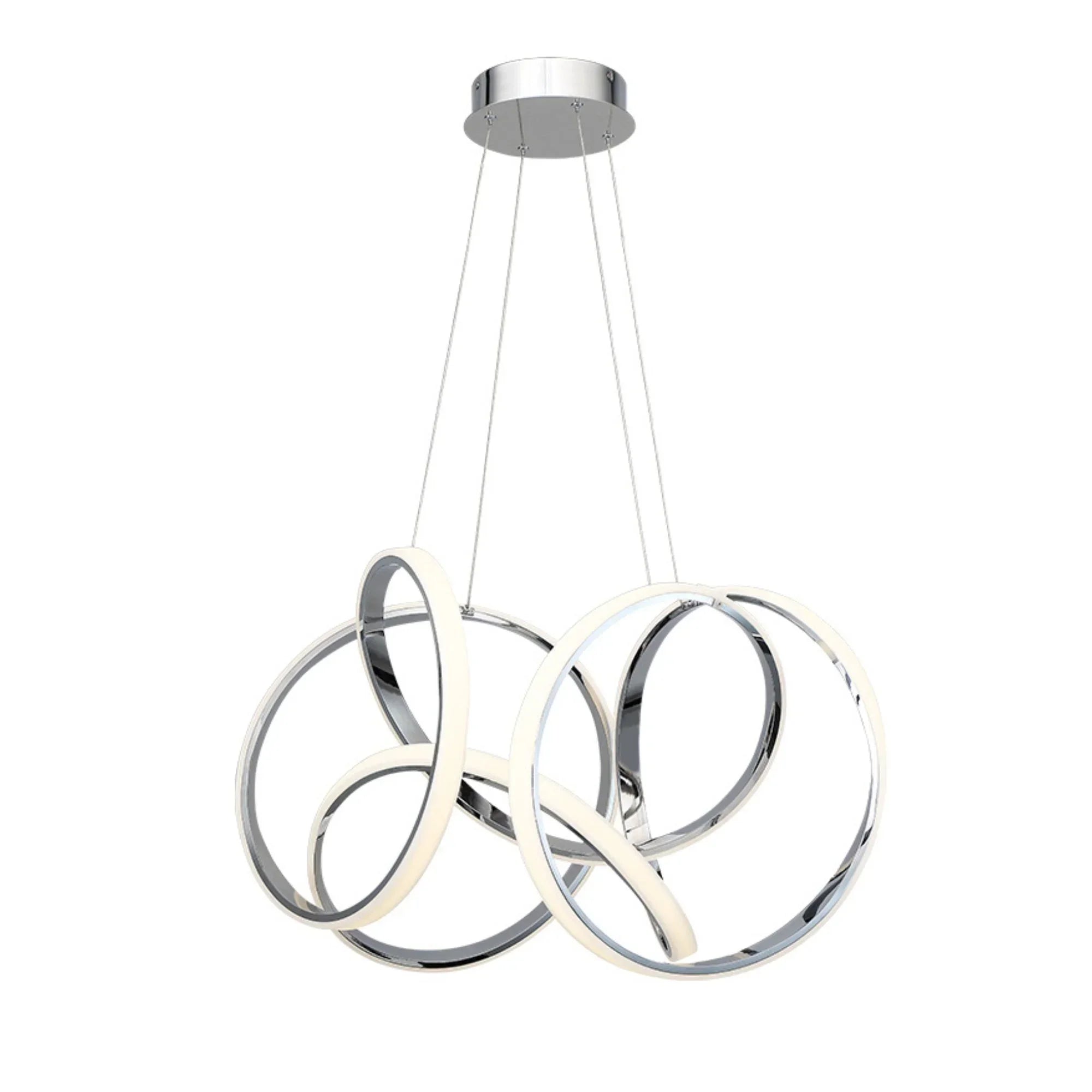 Vornado 29" LED Pendant, Chrome Finish
