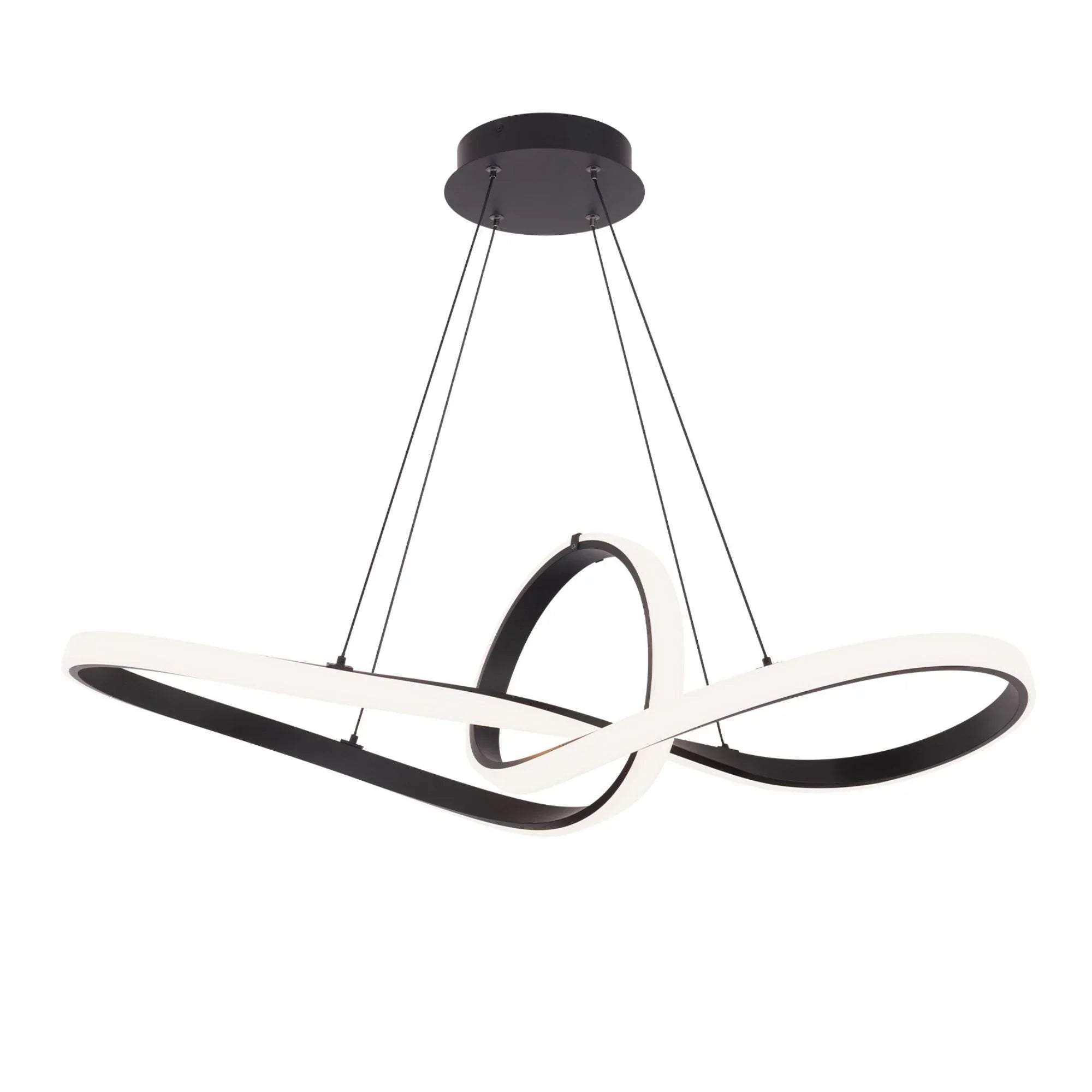 Vornado 35" LED Pendant, Black Finish