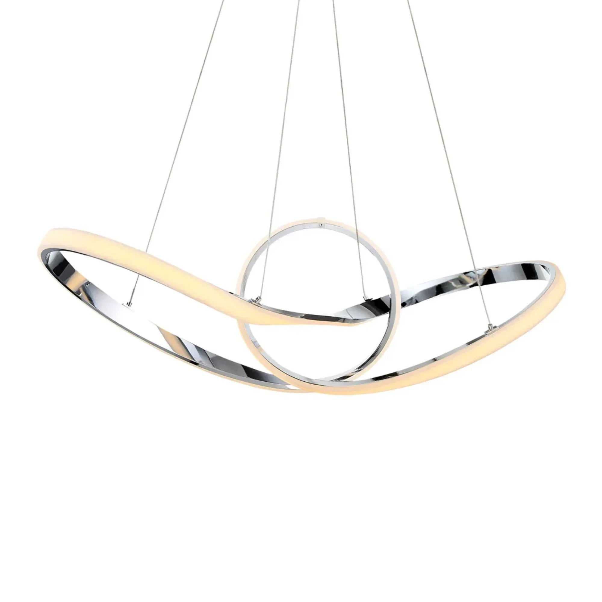 Vornado 35" LED Pendant, Chrome Finish