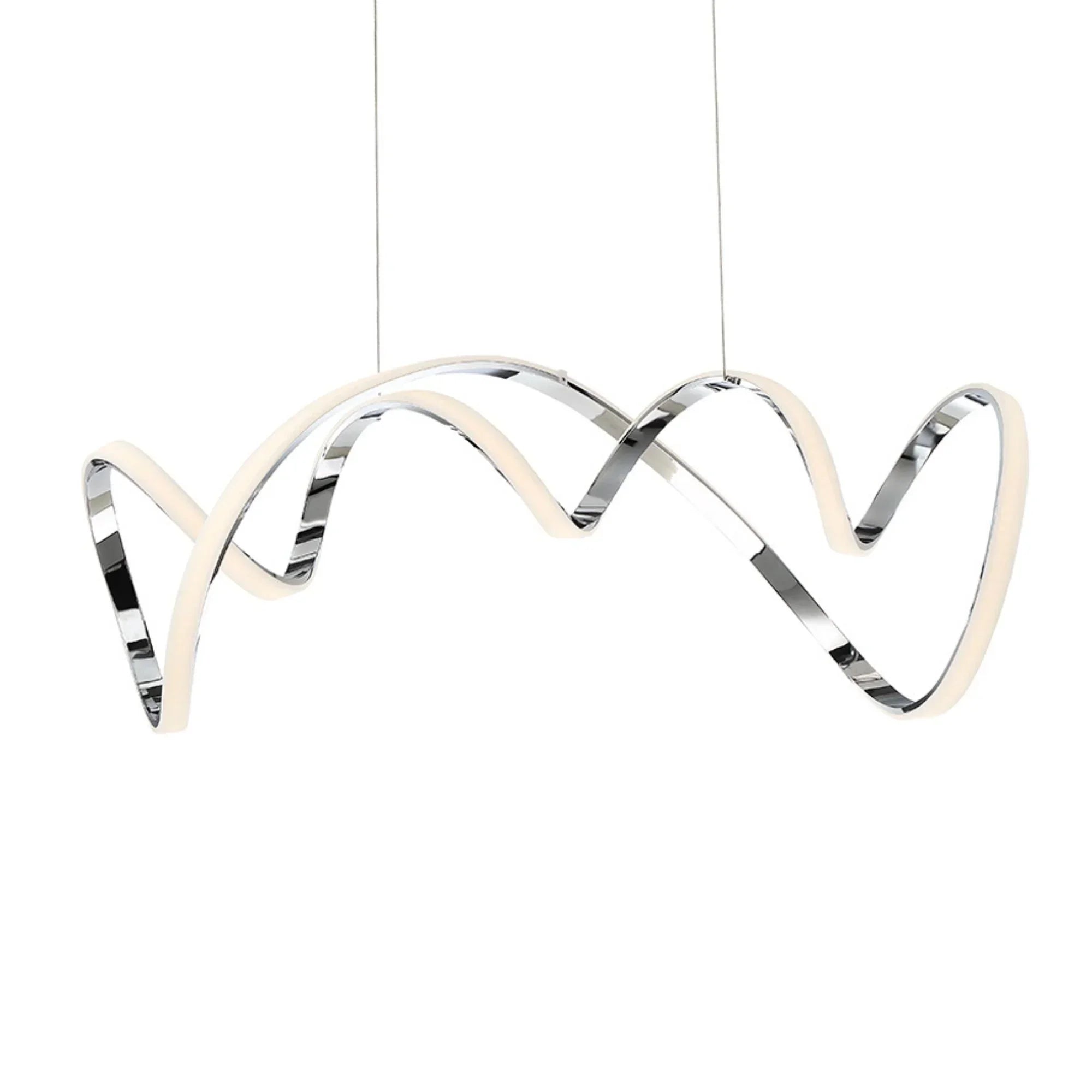 Vornado 41" LED Pendant, Chrome Finish