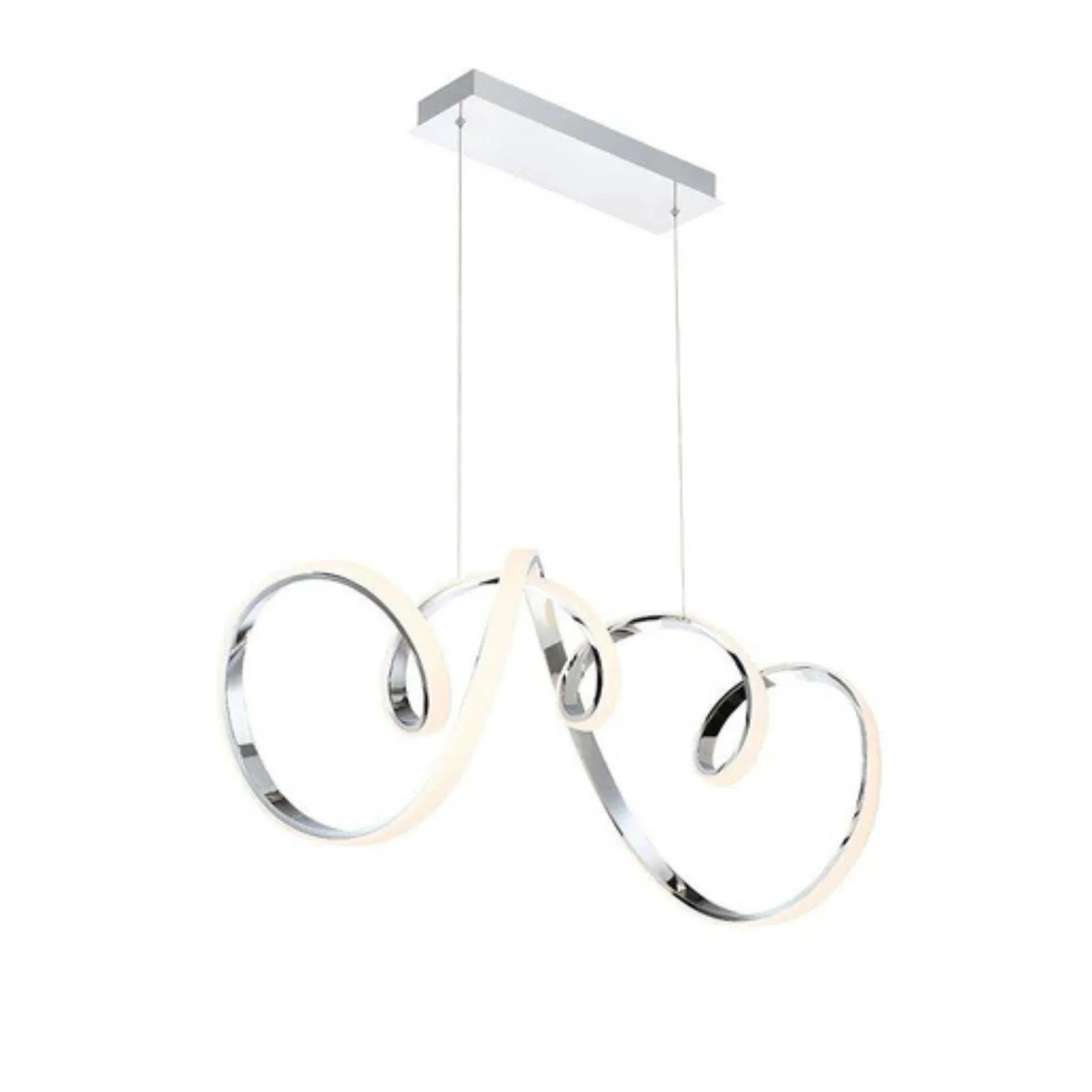 Vornado 41" LED Pendant, Chrome Finish - Bees Lighting