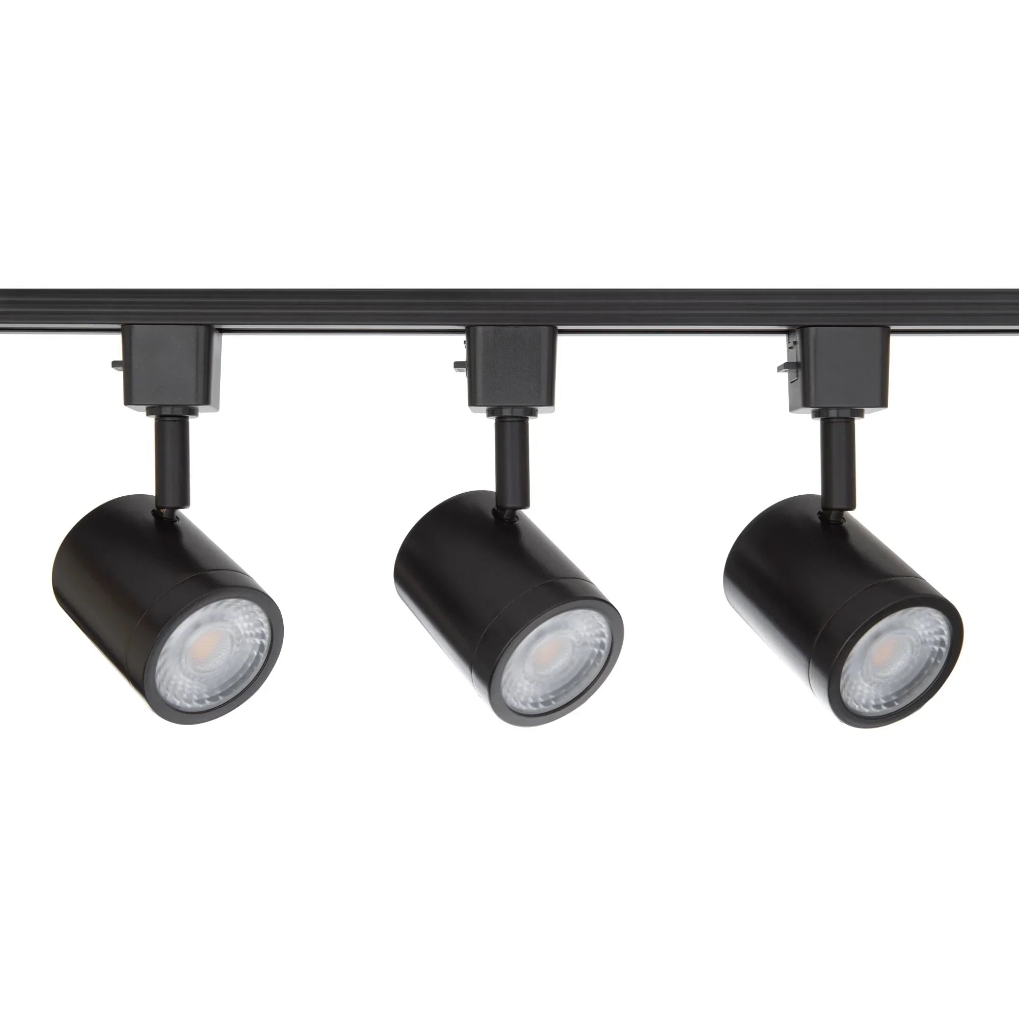 Charge 8010, 5CCT 3 Light LED Track Kit, 2600 Lumens, Halo, 45°, Black
