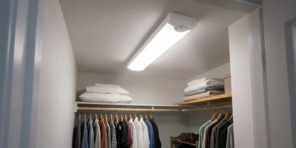 Choosing Pull Chain vs. Motion Sensor Closet Light Fixtures