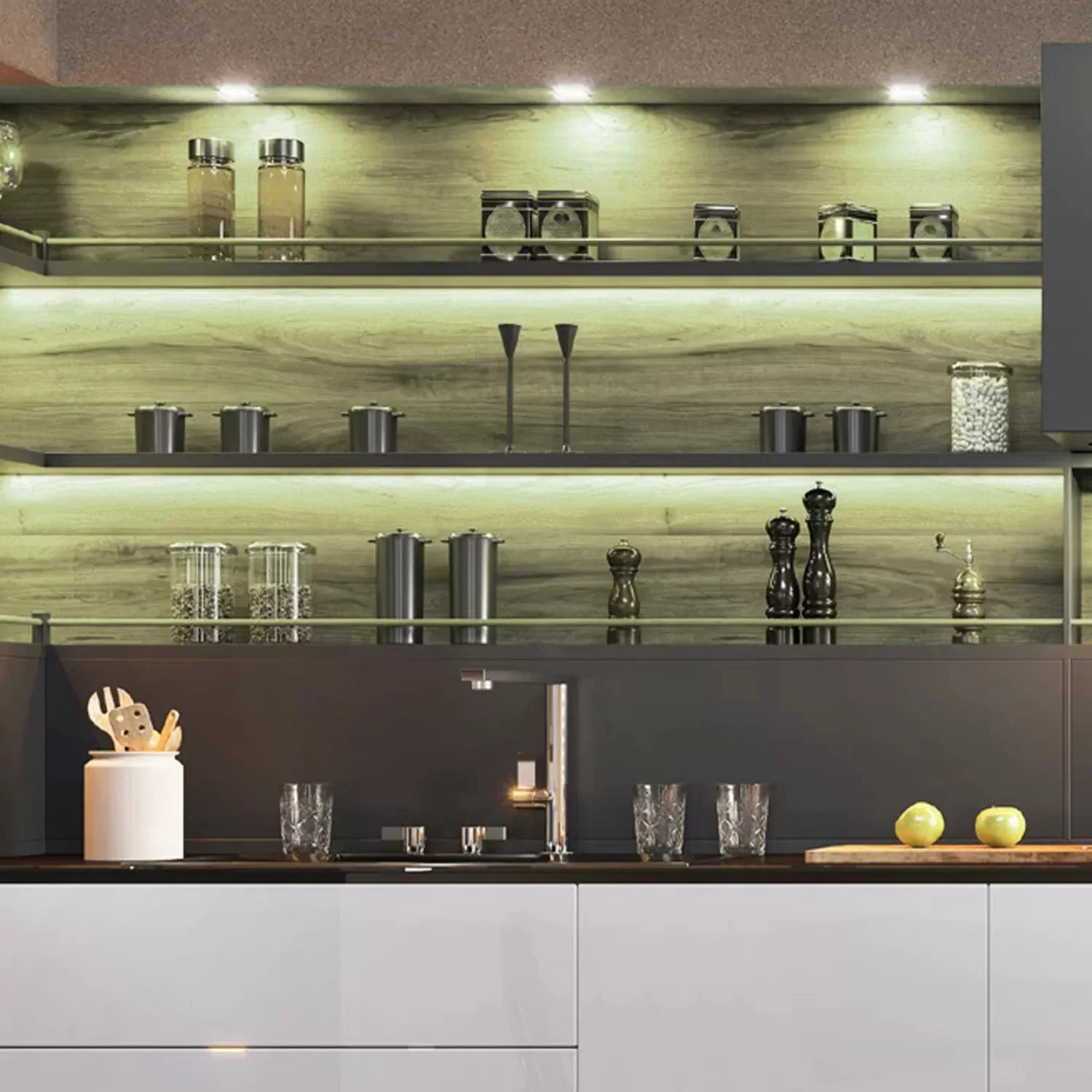 Cool White LED Strip Lights - Bees Lighting