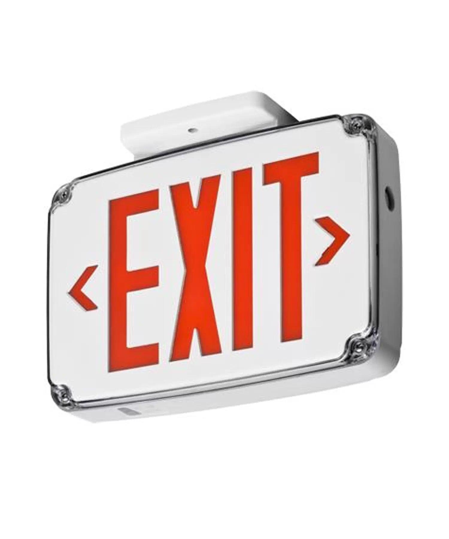 Wet Location Exit Signs | Waterproof Outdoor Signs – Bees Lighting