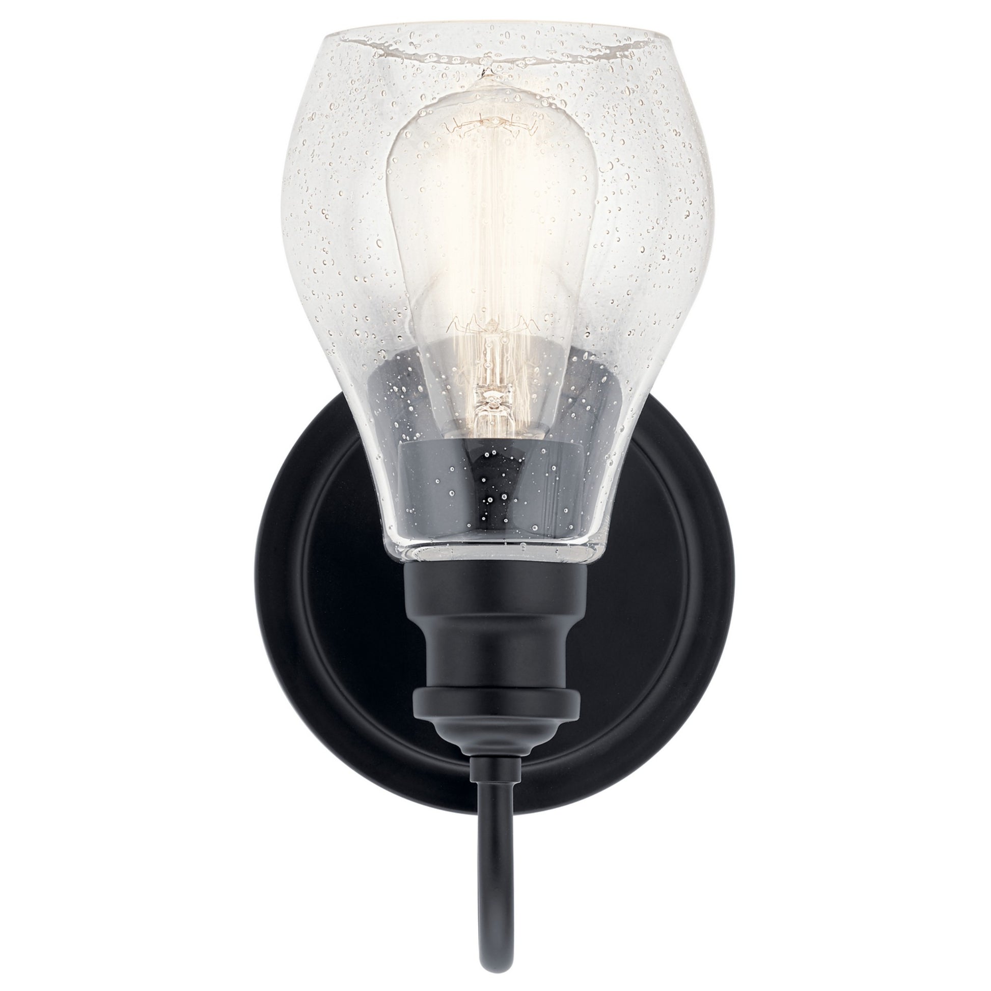 Greenbrier 6" Wall Sconce, Black Finish - Bees Lighting