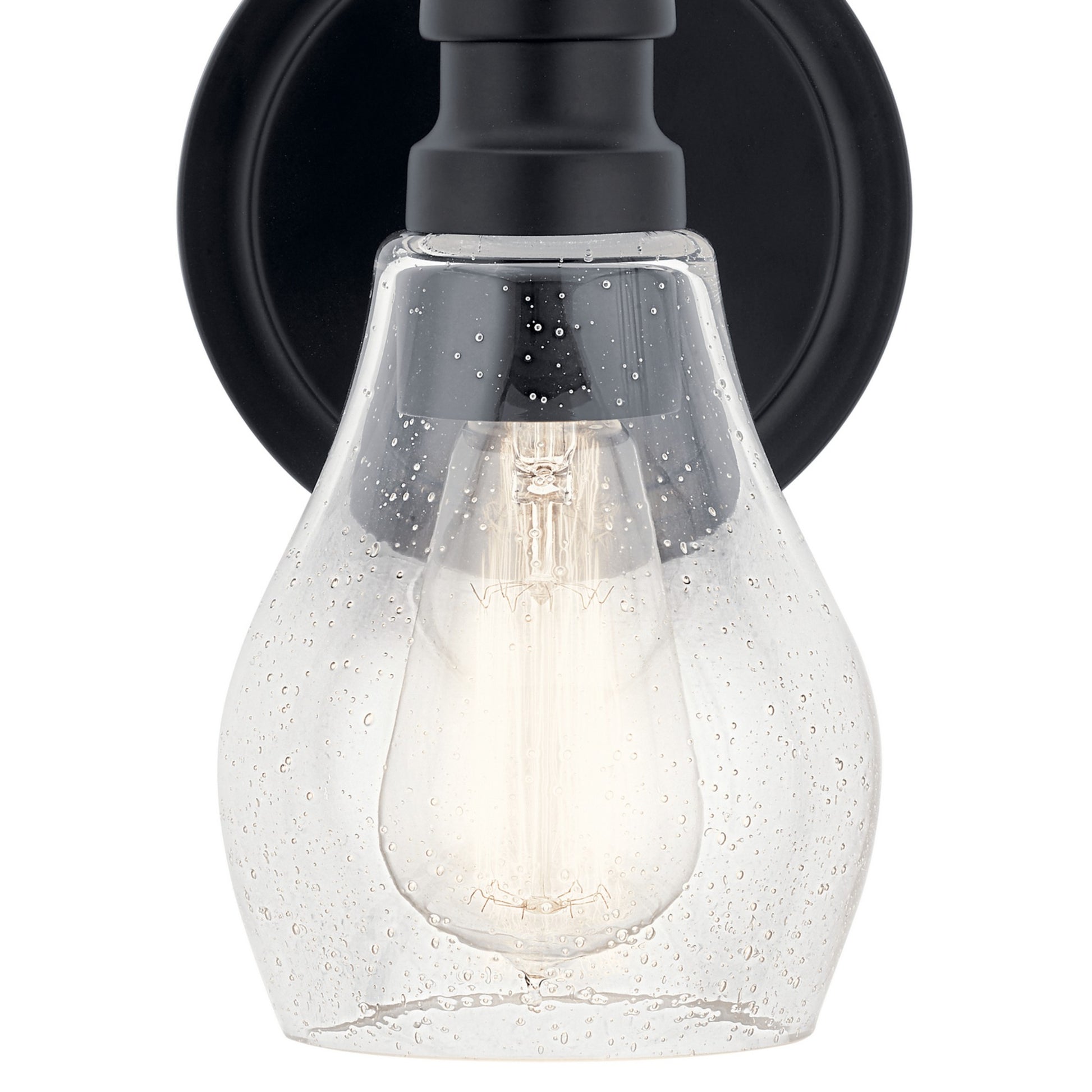 Greenbrier 6" Wall Sconce, Black Finish - Bees Lighting