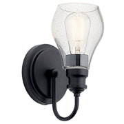 Greenbrier 6" Wall Sconce, Black Finish - Bees Lighting