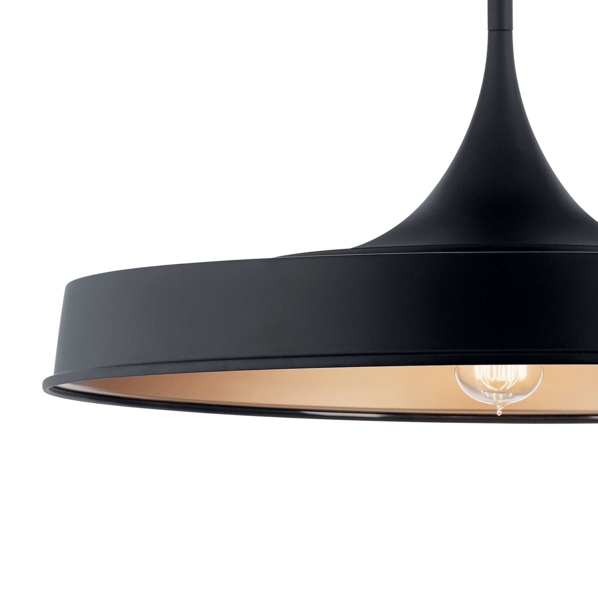 Elias 9" Pendant, Black Finish - Bees Lighting