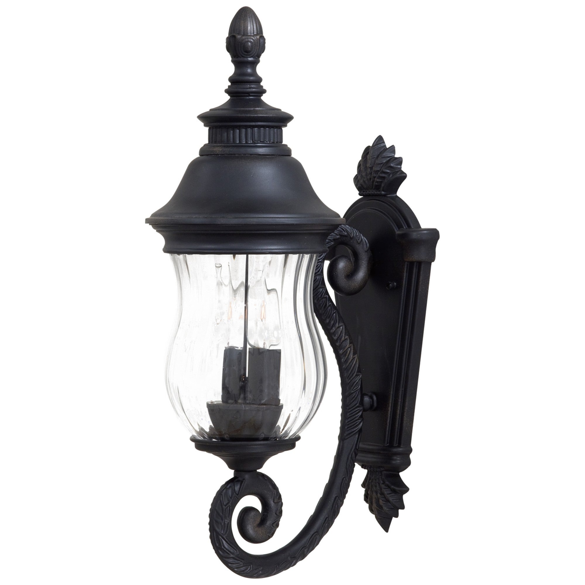 Newport 20" 2-Light Outdoor Wall Mount, Heritage Finish - Bees Lighting