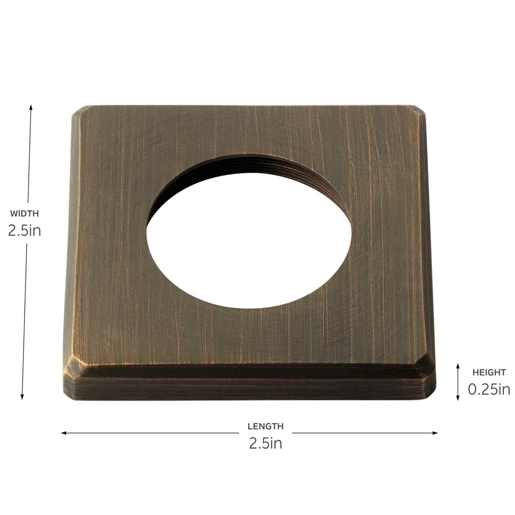 Landscape Mini All-Purpose Square Accessory Centennial Brass - Bees Lighting
