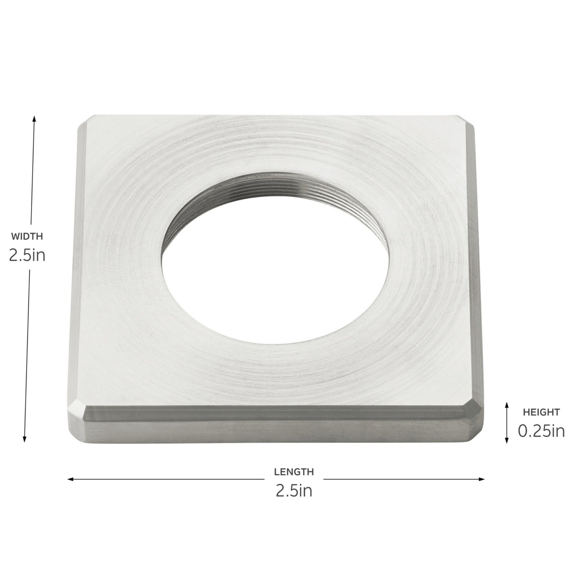 Landscape Mini All-Purpose Square Accessory Stainless Steel - Bees Lighting