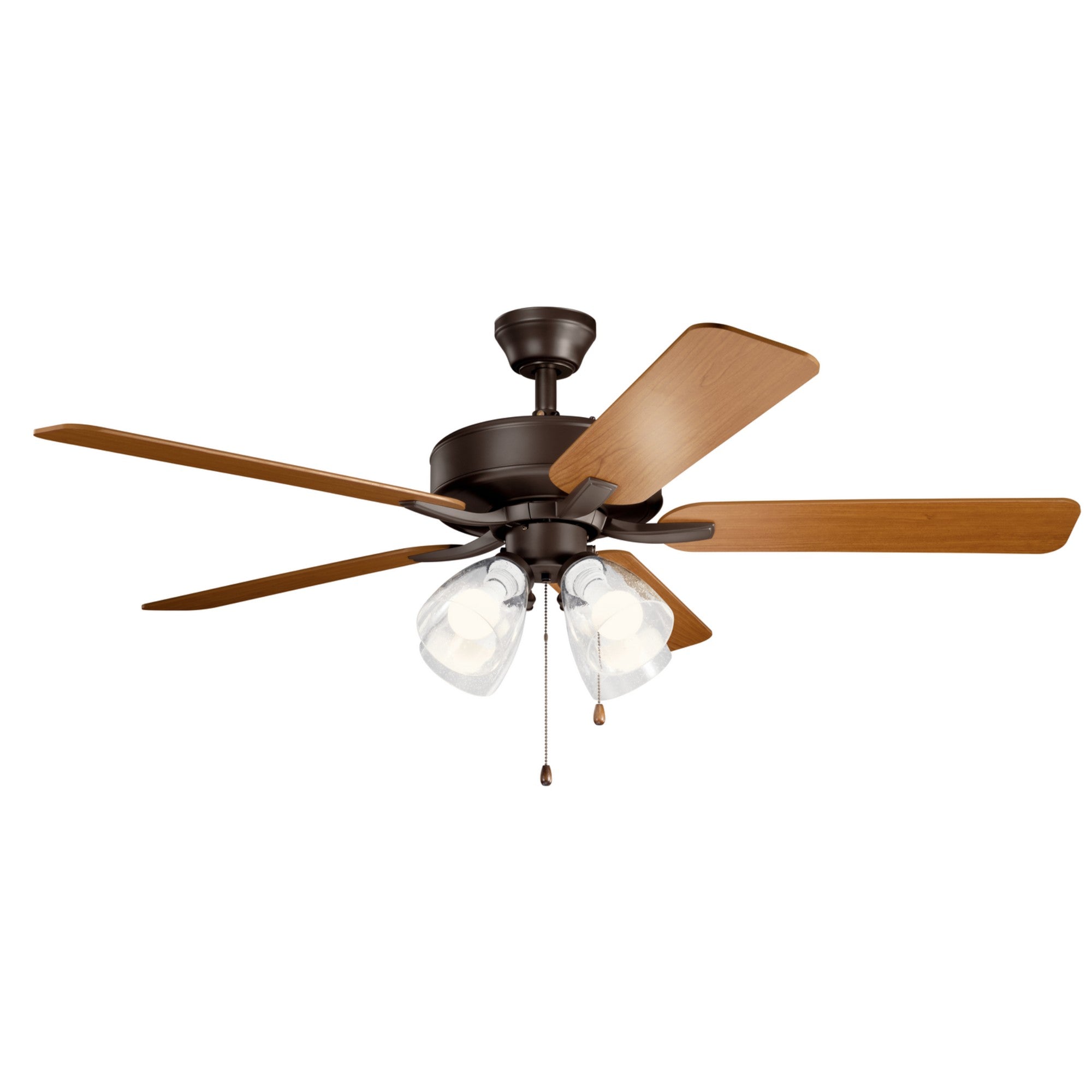 Basics Pro Premier 52" LED Ceiling Fan with Clear Glass - Bees Lighting